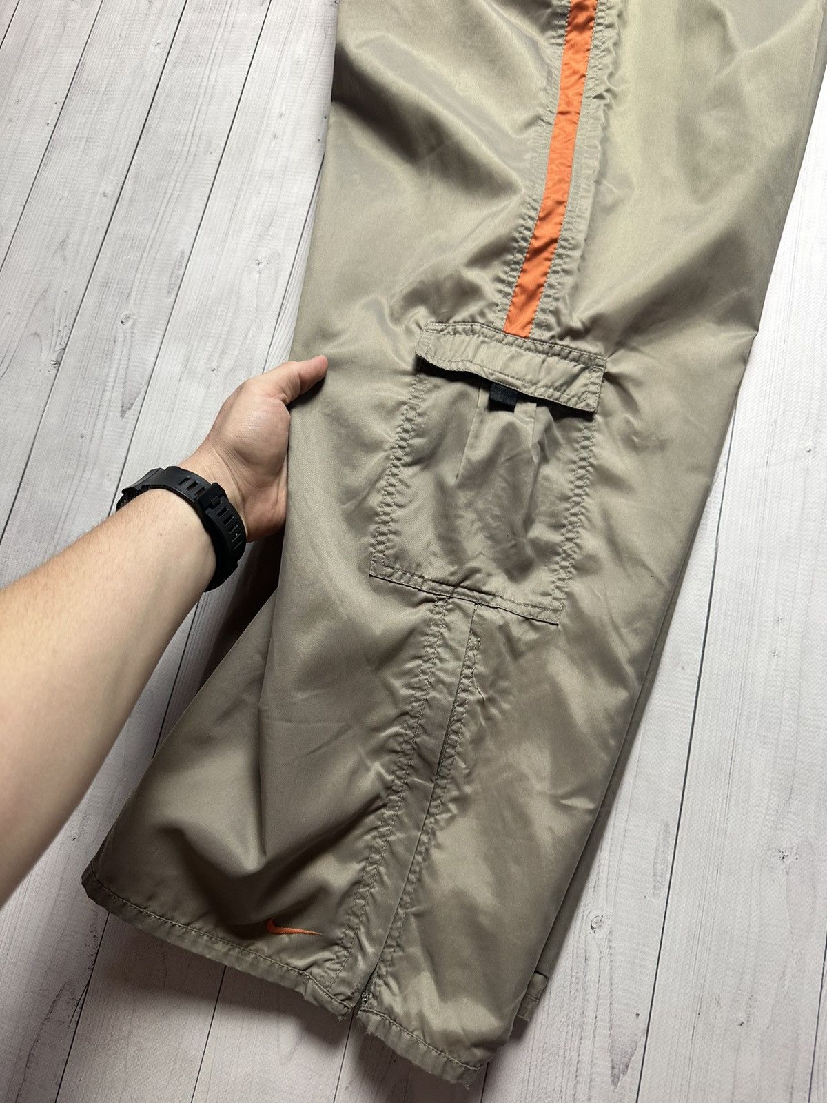 Nike × Vintage Vintage Nike drill pants logo pocket size XL rare Size US 36 / EU 52 - 2 Thumbnail