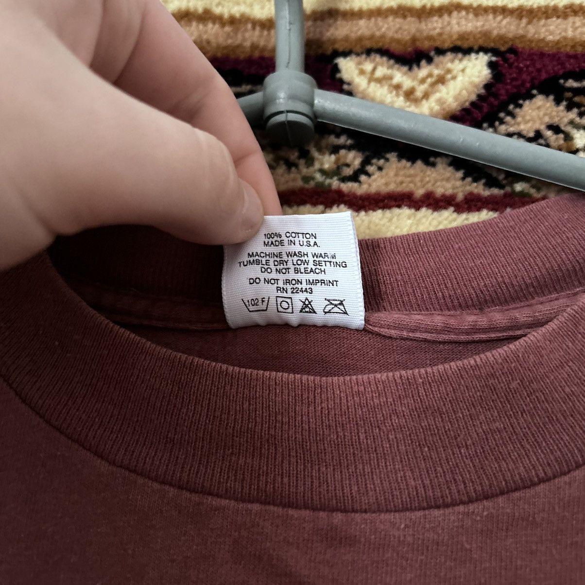 Quicksilver Grail Vintage Single Stitch Sun Faded Quiksilver