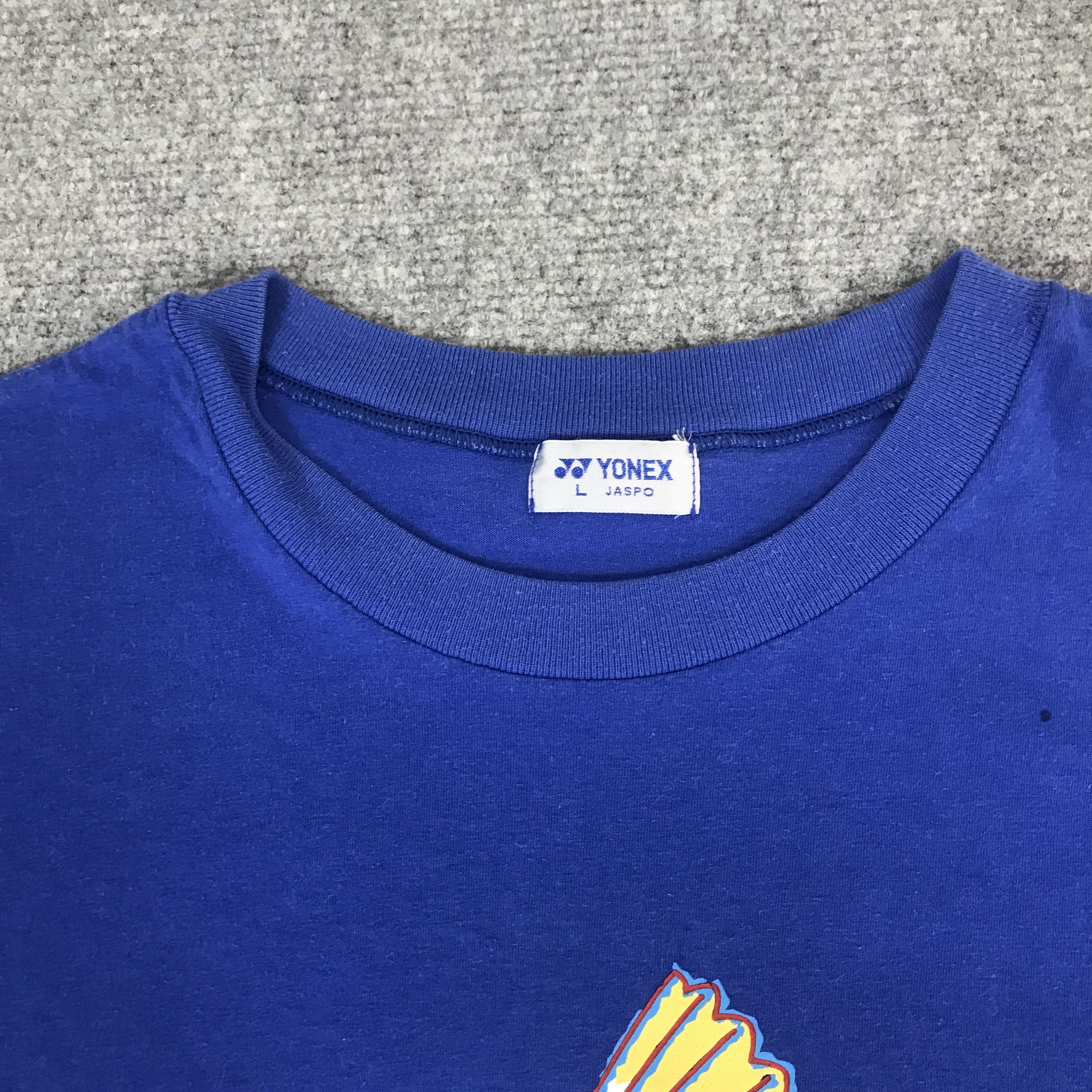 Japanese Brand Vtg Yonex all japan teachers badminton t-shirt Size US L / EU 52-54 / 3 - 7 Thumbnail
