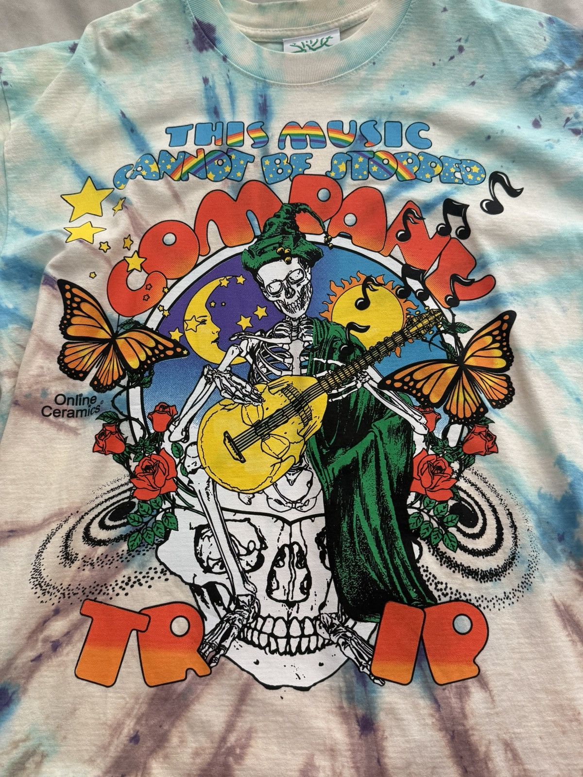 Grateful Dead × Online Ceramics New Online Ceramics Grateful Dead Company Trip T-Shirt Size US M / EU 48-50 / 2 - 5 Thumbnail