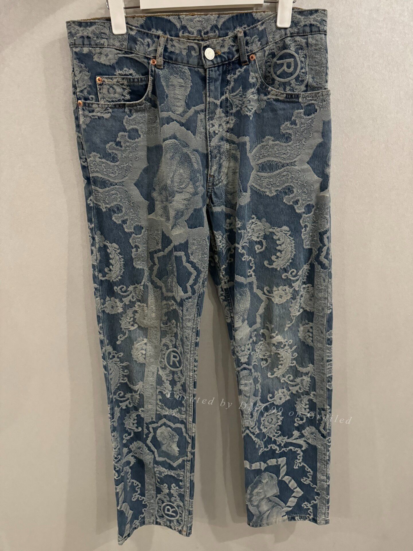 Martine Rose Martine Rose Embossed Jeans Size US 26 / EU 42 - 1 Thumbnail