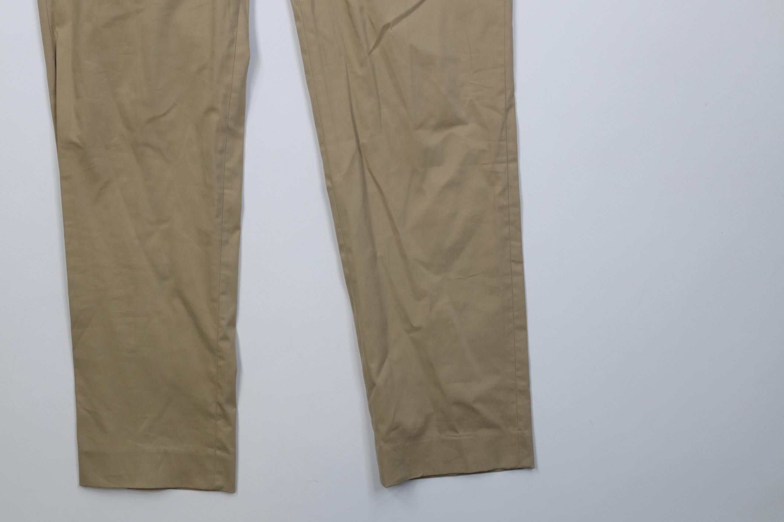 Express Express Stretch+ Extra Slim Fit Chino Pants Trousers Beige Size US 34 / EU 50 - 5 Thumbnail
