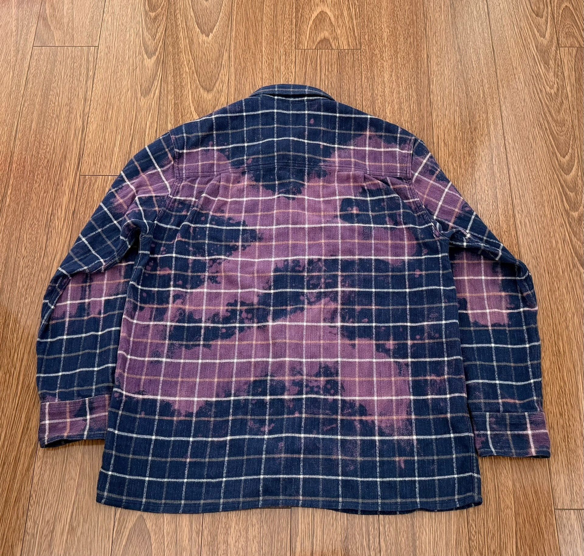 Descendant Descendant Moss Check Tie-Dye LS Shirt Size US L / EU 52-54 / 3 - 2 Thumbnail