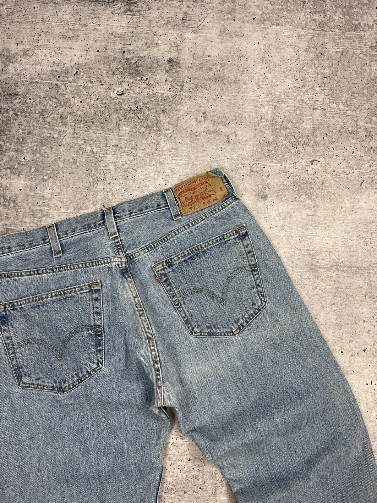 Levi's × Vintage Vintage Levi’s 501 Y2K Style Blue Stonewashed Denim Jeans Size US 36 / EU 52 - 18 Thumbnail