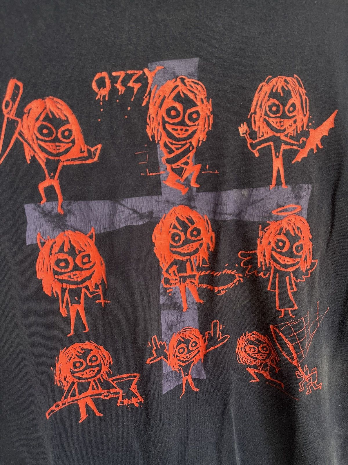 Band Tees Vintage 1999 Ozzy Osbourne Stickman Size US XL / EU 56 / 4 - 3 Thumbnail