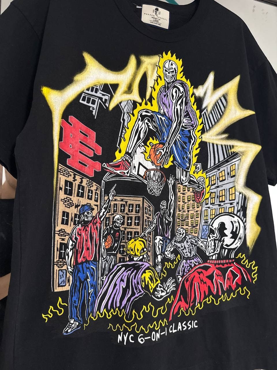 Eric Emanuel Eric Emanuel x Warren Lotas Jump Shot Tee t-shirt Black L Size US L / EU 52-54 / 3 - 3 Thumbnail
