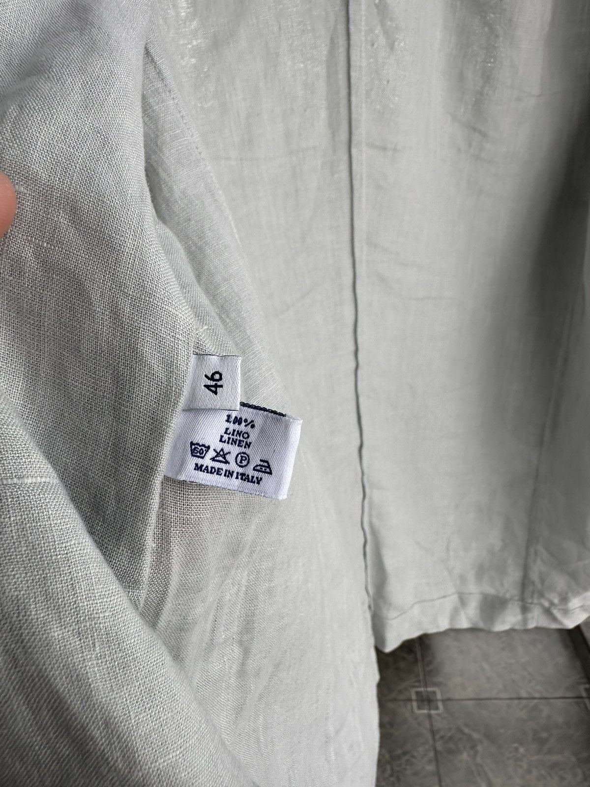 Fedeli Fedeli Linen Blazer Jacket Light Grey Men’s Sz S-M Size US S / EU 44-46 / 1 - 8 Thumbnail
