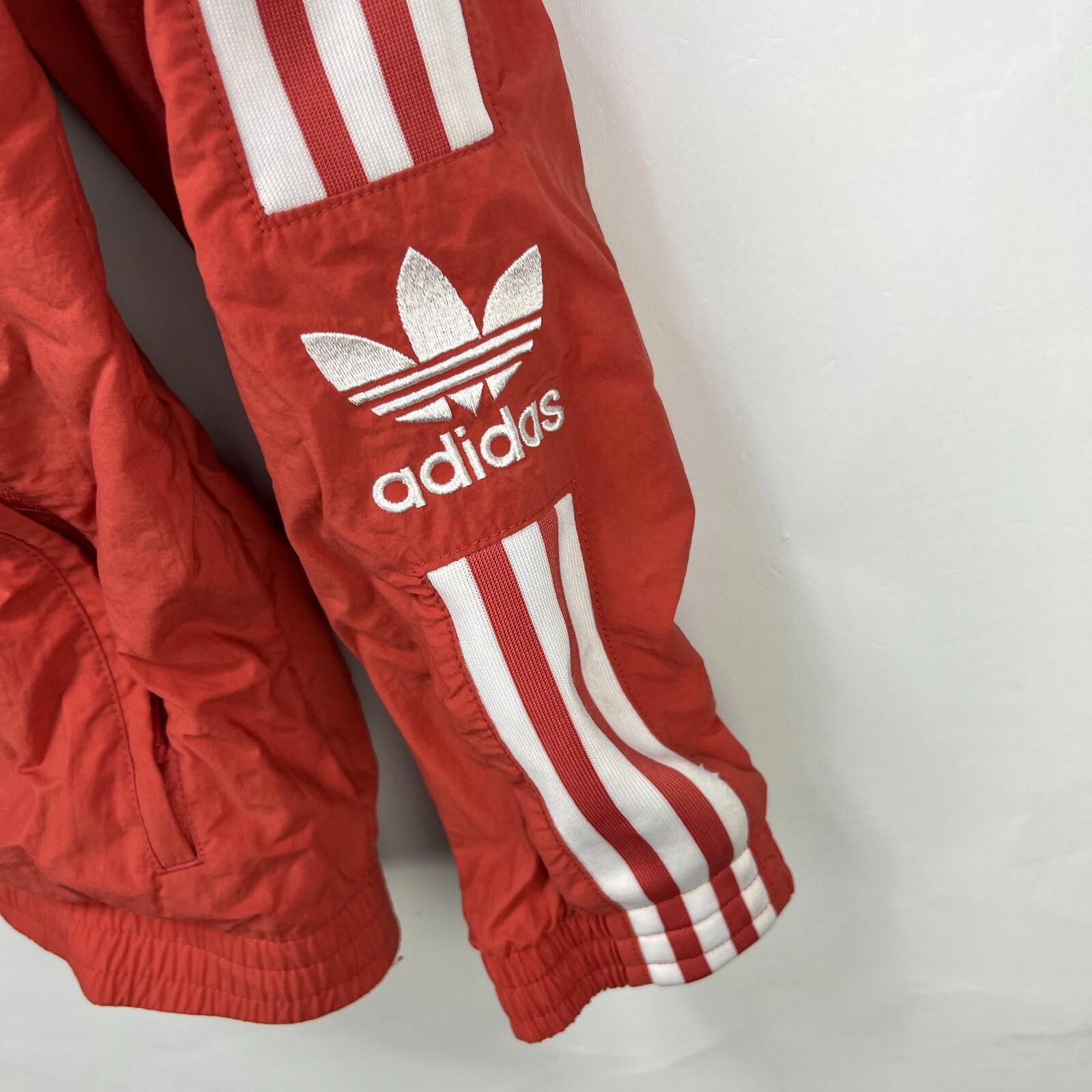 Adidas Adidas Trefoil Zip-Up Windbreaker Jacket Womens Small pink Size S / US 4 / IT 40 - 4 Thumbnail