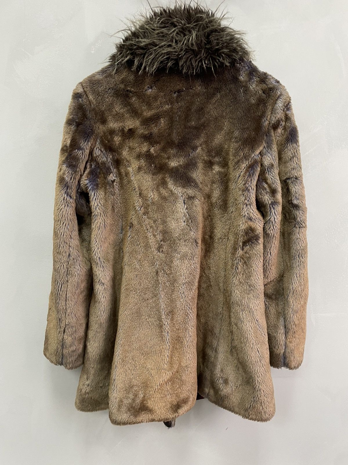 If Six Was Nine × Japanese Brand × Le Grande Bleu (L.G.B.) RARE FUZZY Y2K FAUX FUR legrandebleu MISS SIXTY COAT Size L / US 10 / IT 46 - 8 Thumbnail