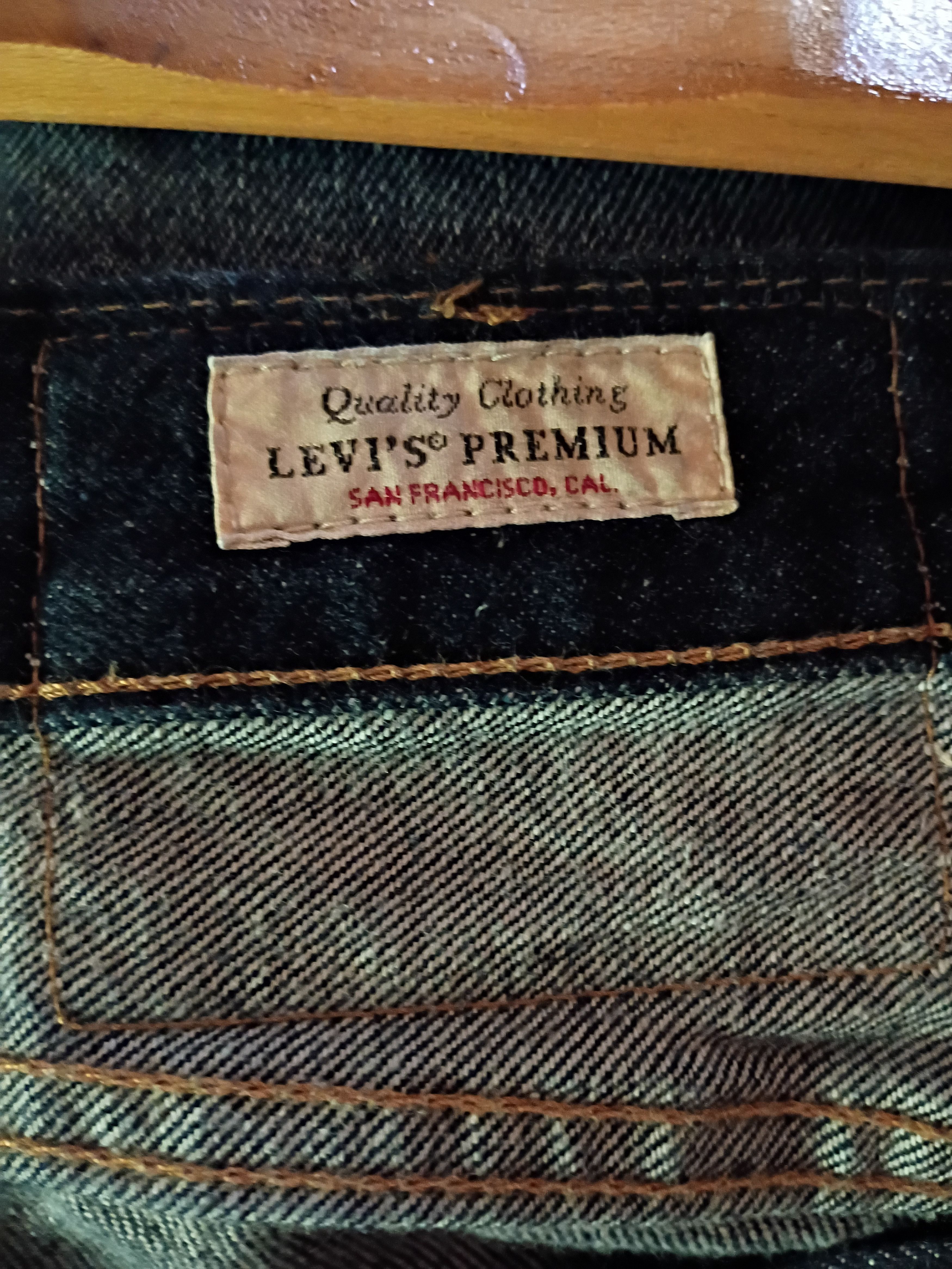 Levi's Levi's premium 501 Selvedge Denim Great condition size 35x32 Size US 35 - 1 Thumbnail