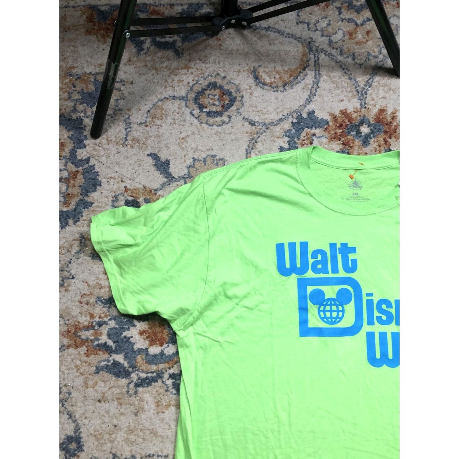 Disney VINTAGE Walt Disney World Shirt Mens 2XL Green Retro Logo Graphic Tee Disney Parks Size US XXL / EU 58 / 5 - 3 Thumbnail