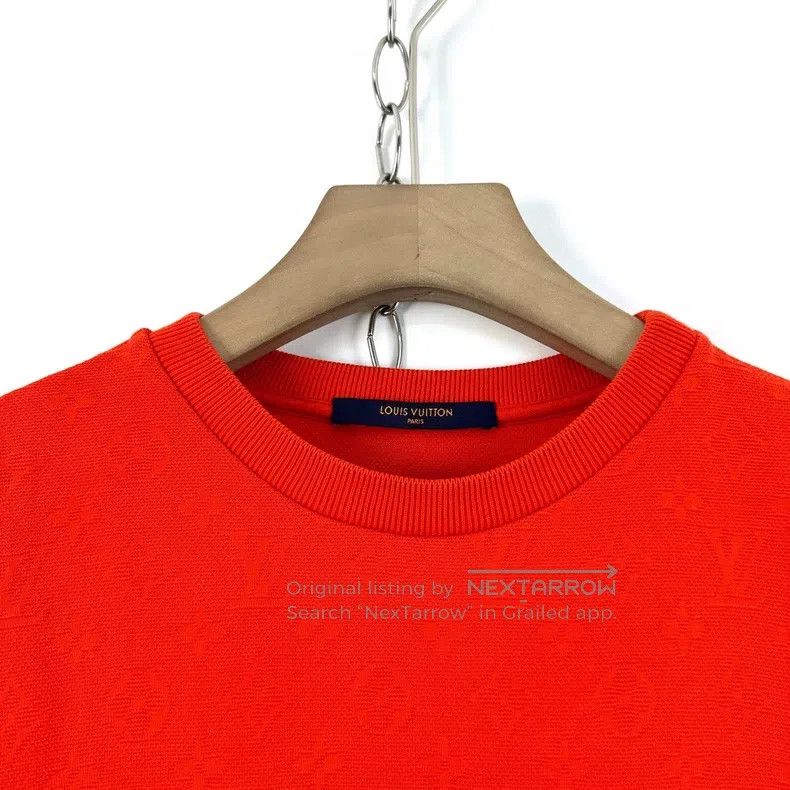 Louis Vuitton Louis Vuitton Red dark stripe full printed logo short slee Size US XS / EU 42 / 0 - 3 Thumbnail