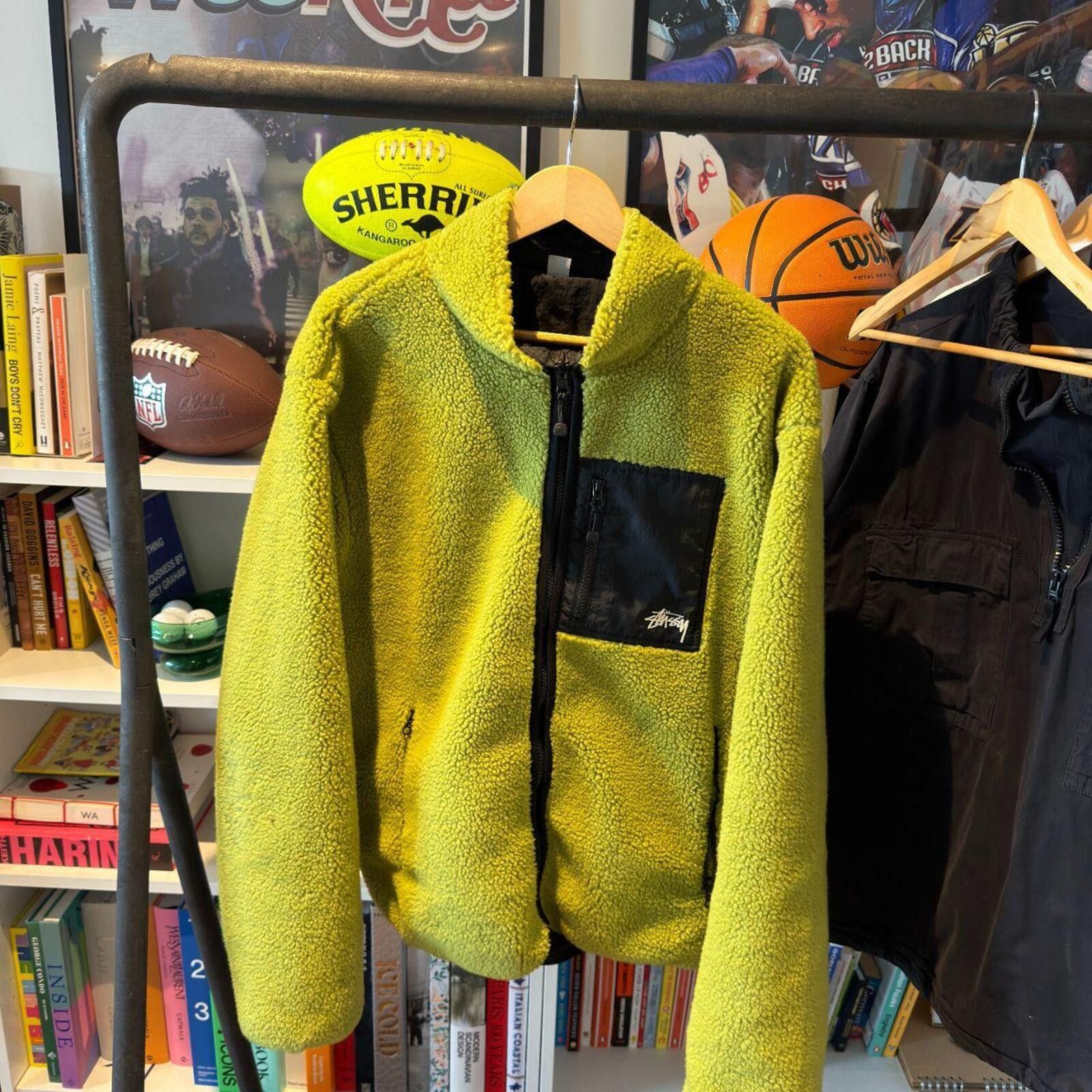 Stussy Stussy Sherpa Reversible Jacket Size US XL / EU 56 / 4 - 1 Thumbnail