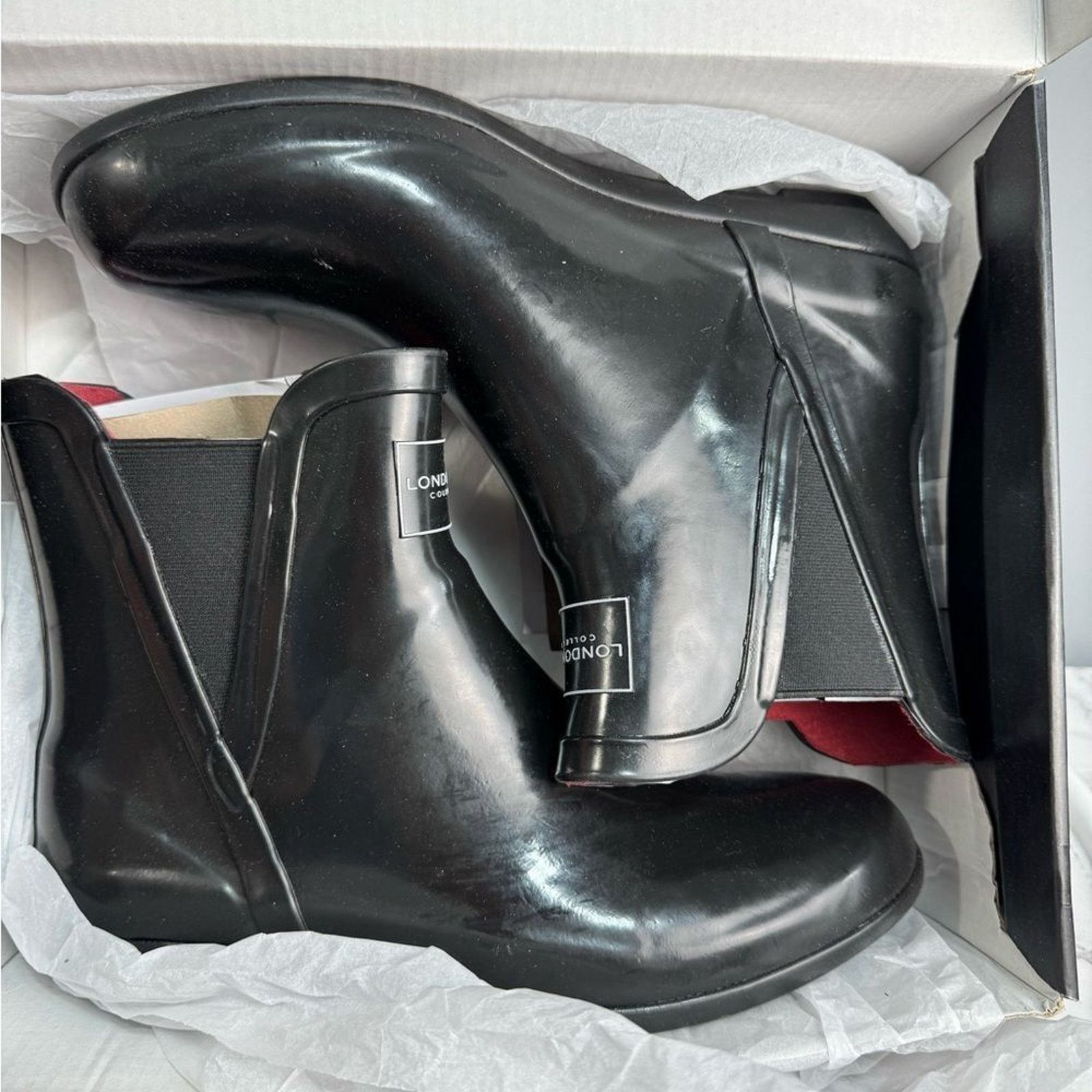 London Fog London Fog Women’s Rain Boot size 8 Waterproof NEW #K249 Size US 8 / IT 38 - 10 Thumbnail