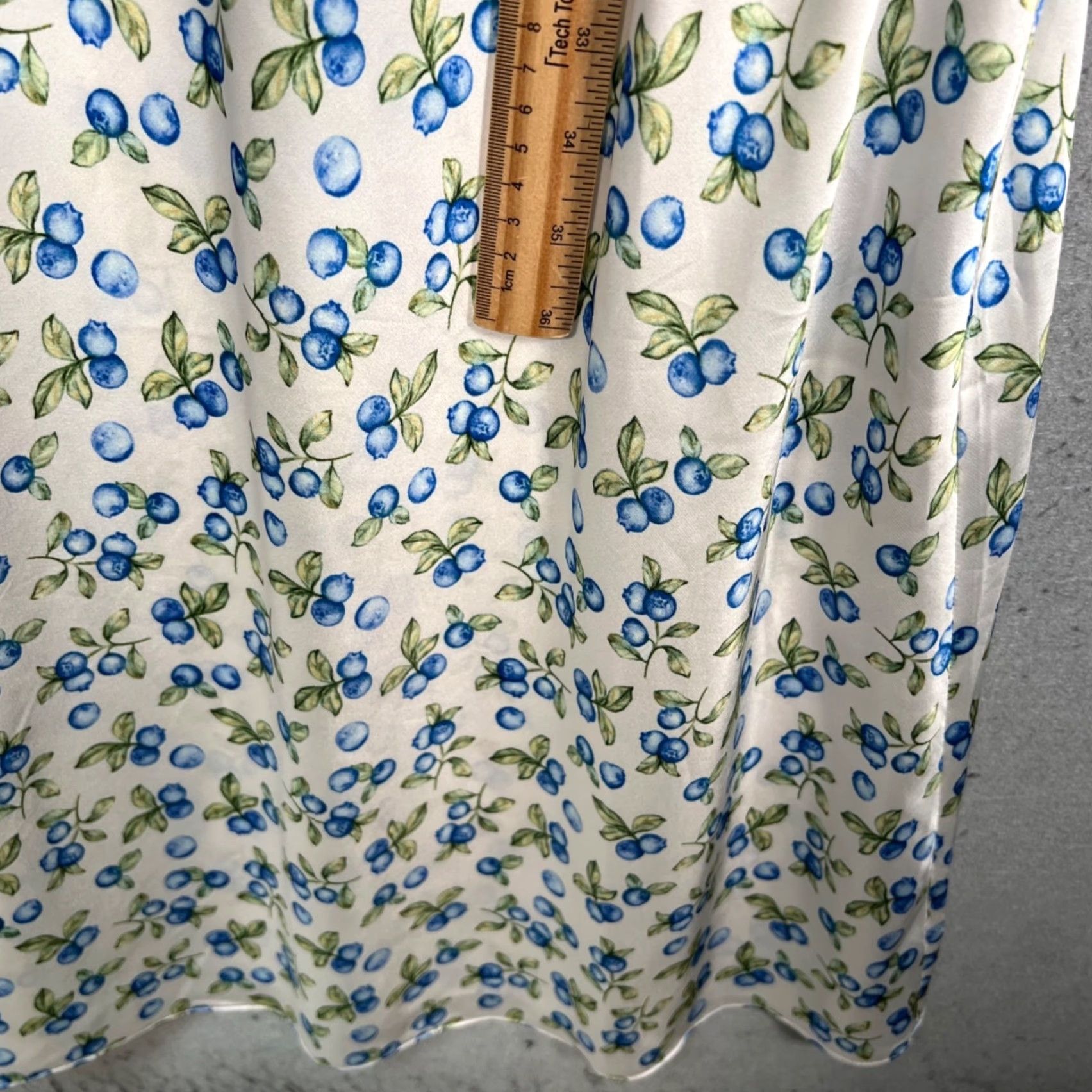 Vintage Song Of Style Womens Maxi Dress Sleeveless Blueberry Print L Adult Size Large White Floral Casual Summer 90s? Size L / US 10 / IT 46 - 6 Thumbnail