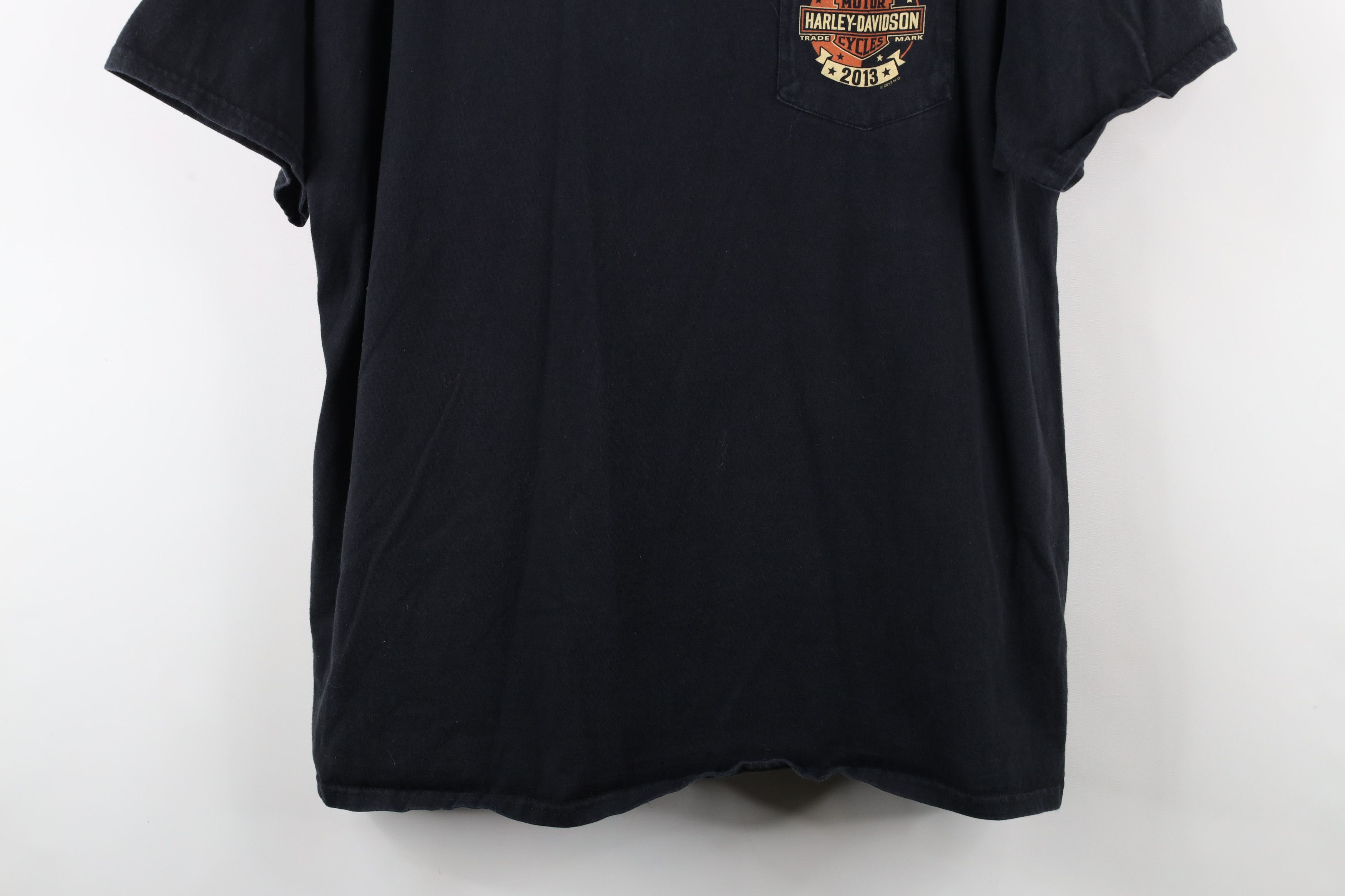 Harley Davidson × Vintage Vintage Y2K Harley Davidson Poker Western Pocket T-Shirt Size US XL / EU 56 / 4 - 3 Thumbnail