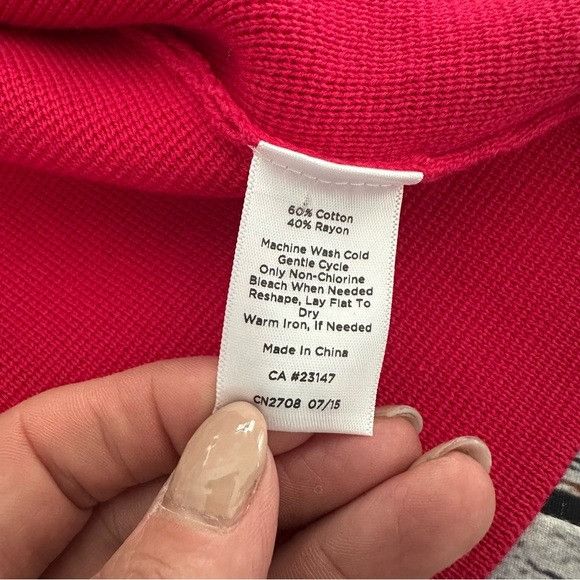 Talbots Talbots Hot Pink Knit Blazer Size XS / US 0-2 / IT 36-38 - 6 Thumbnail