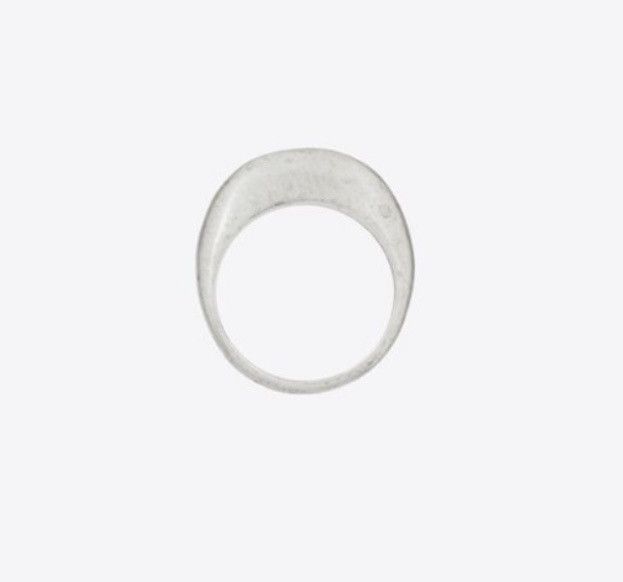 Saint Laurent Paris Saint Laurent Volum Ring Brass Metal Argent Oxyde size US 6 Size ONE SIZE - 1 Thumbnail