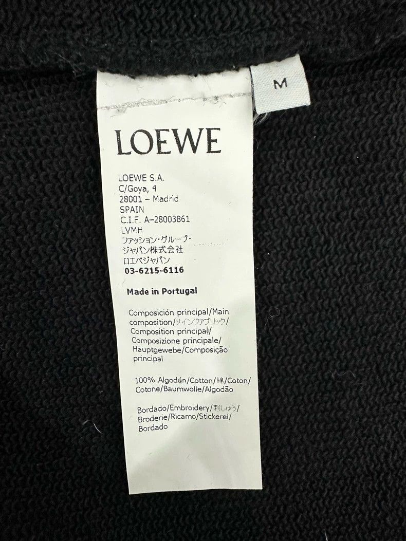 Loewe LOEWE Solid embroidered long sleeve hoodie Size US M / EU 48-50 / 2 - 6 Thumbnail