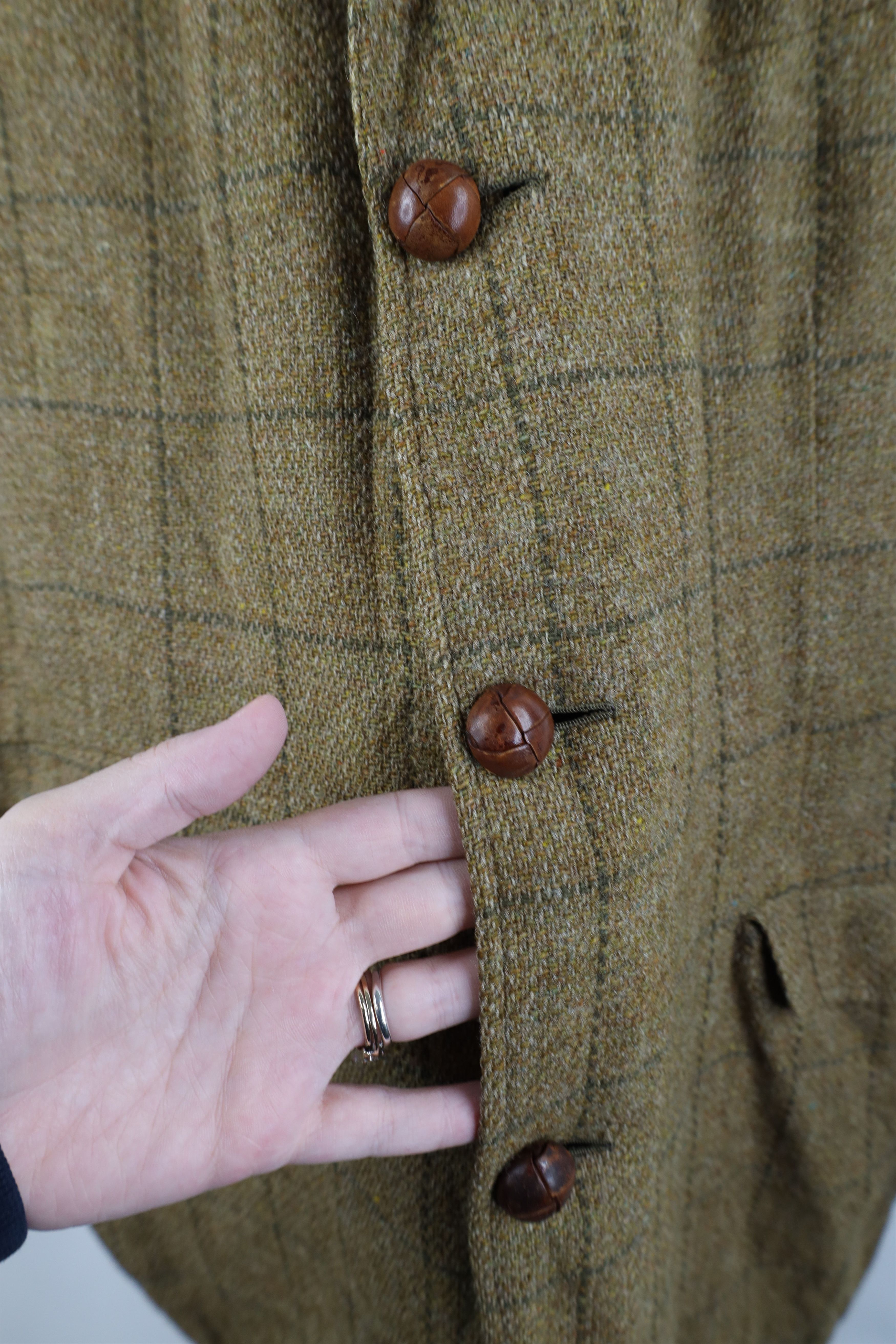 Vintage Vintage 70s Streetwear Suit Coat Blazer Jacket Beige Plaid Size US XL / EU 56 / 4 - 7 Thumbnail