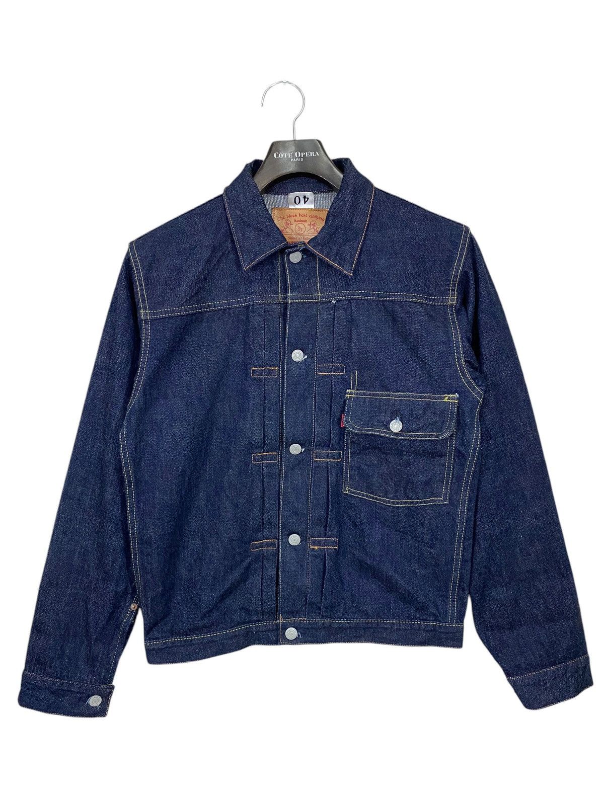 Designer × Handmade 🔥HANDMADE🔥 TYPE 1 JACKET T BACK INSPIRED LEVIS 45-46s Size US M / EU 48-50 / 2 - 2 Thumbnail