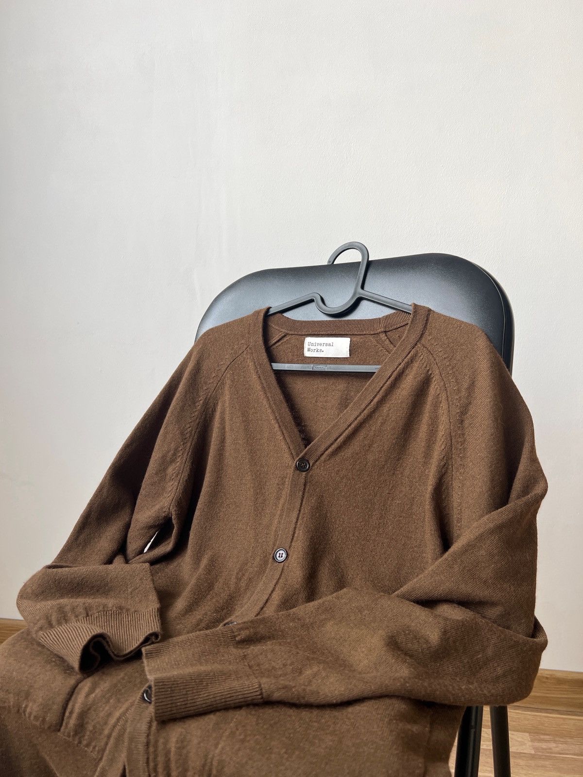 Universal Works Universal Works Men’s Wool Blend Brown Cardigan Size M Size US M / EU 48-50 / 2 - 1 Thumbnail