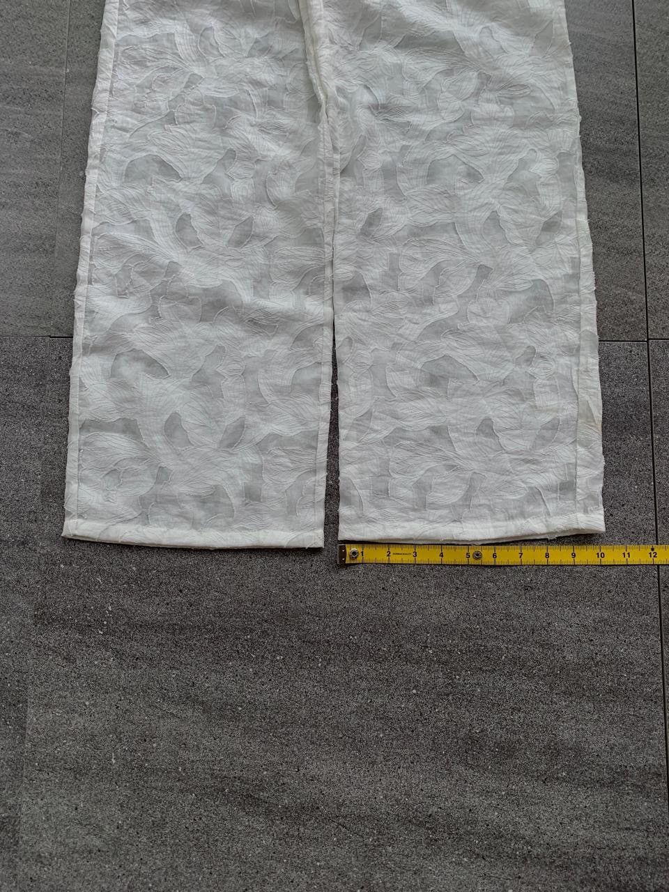 Yohji Yamamoto FREE TAX! Ys for Living Floral Jacquard Relaxed Pants Size US 27 - 12 Thumbnail