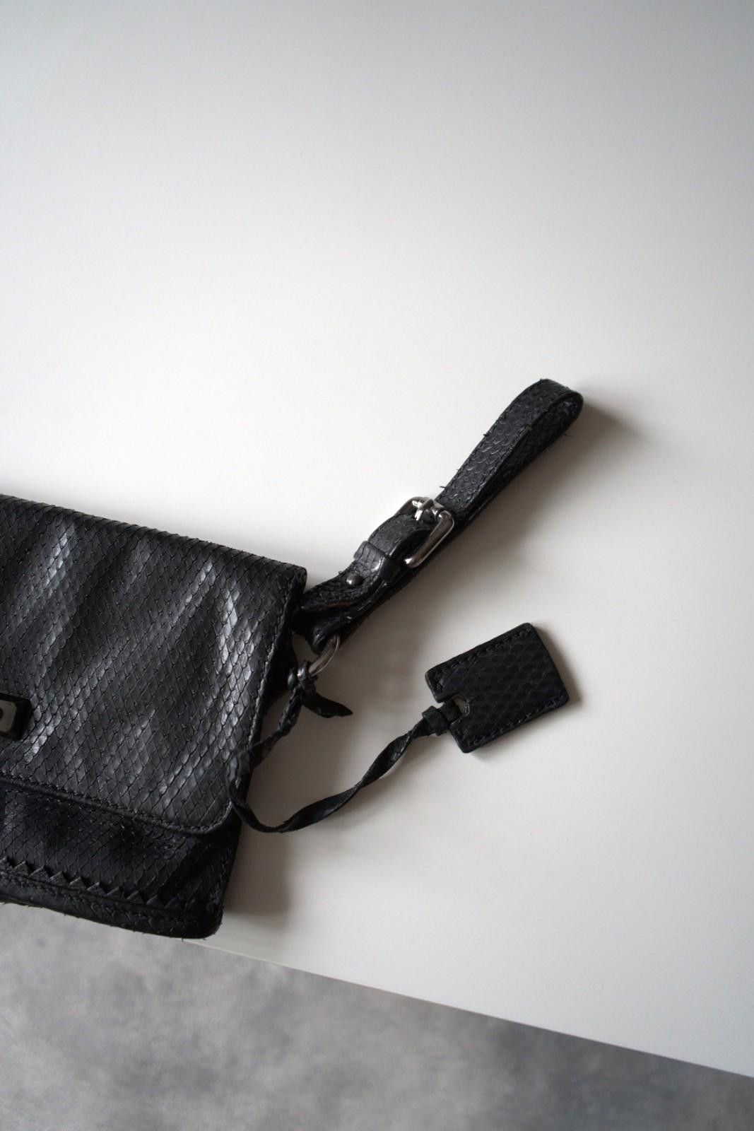 Alexander McQueen 2000`s Alexander McQueen Snake Leather Clutch Bag Vintage Size ONE SIZE - 5 Thumbnail