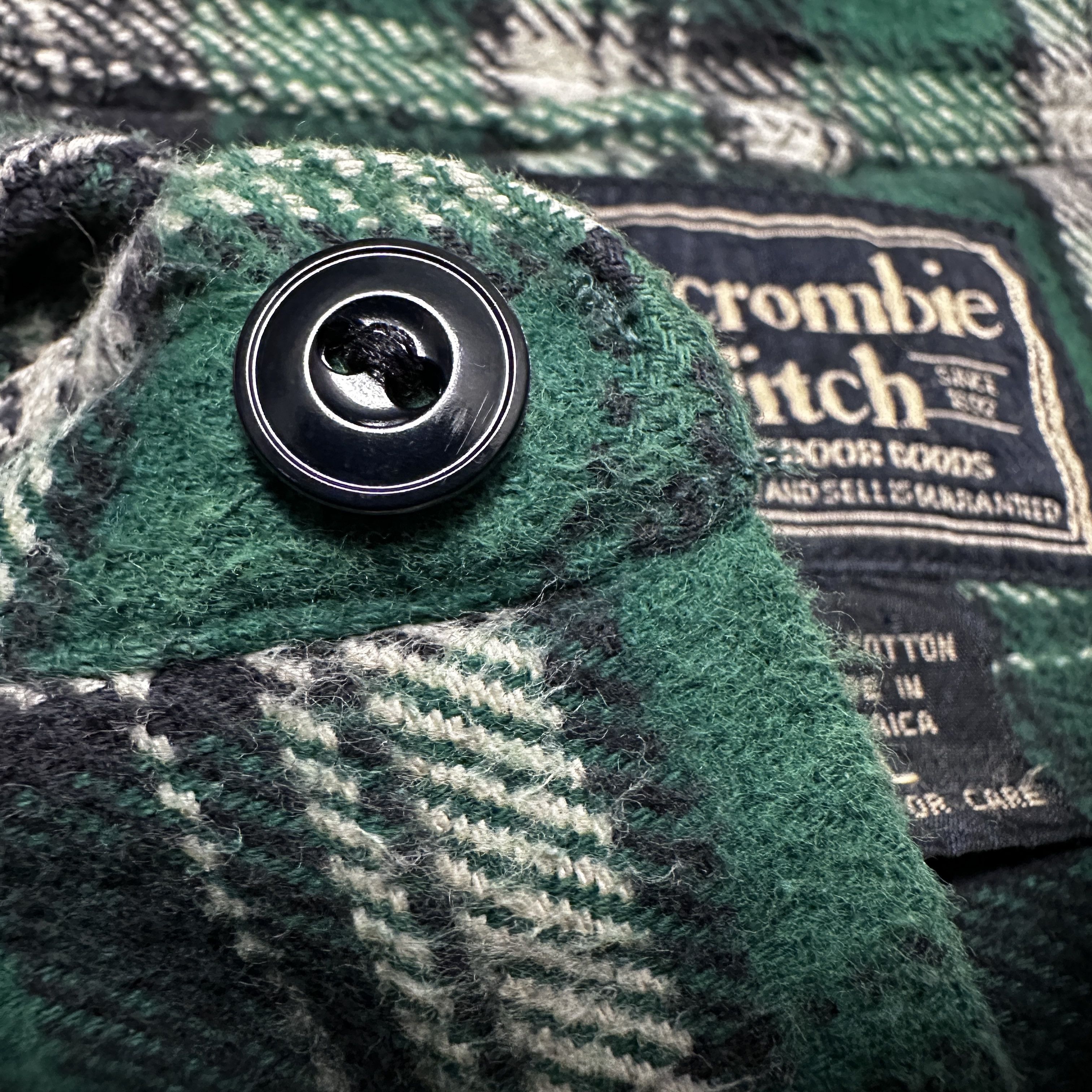 Abercrombie & Fitch 90s Abercrombie & Fitch Reliable Outdoor Goods Flannel Size US L / EU 52-54 / 3 - 5 Thumbnail