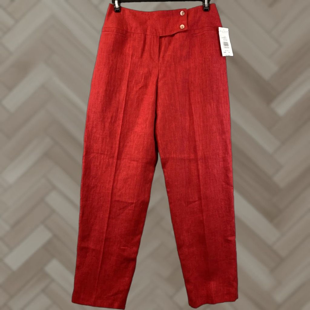 VINTAGE harvé benard Pants Dress Pants Women 10 Red 31