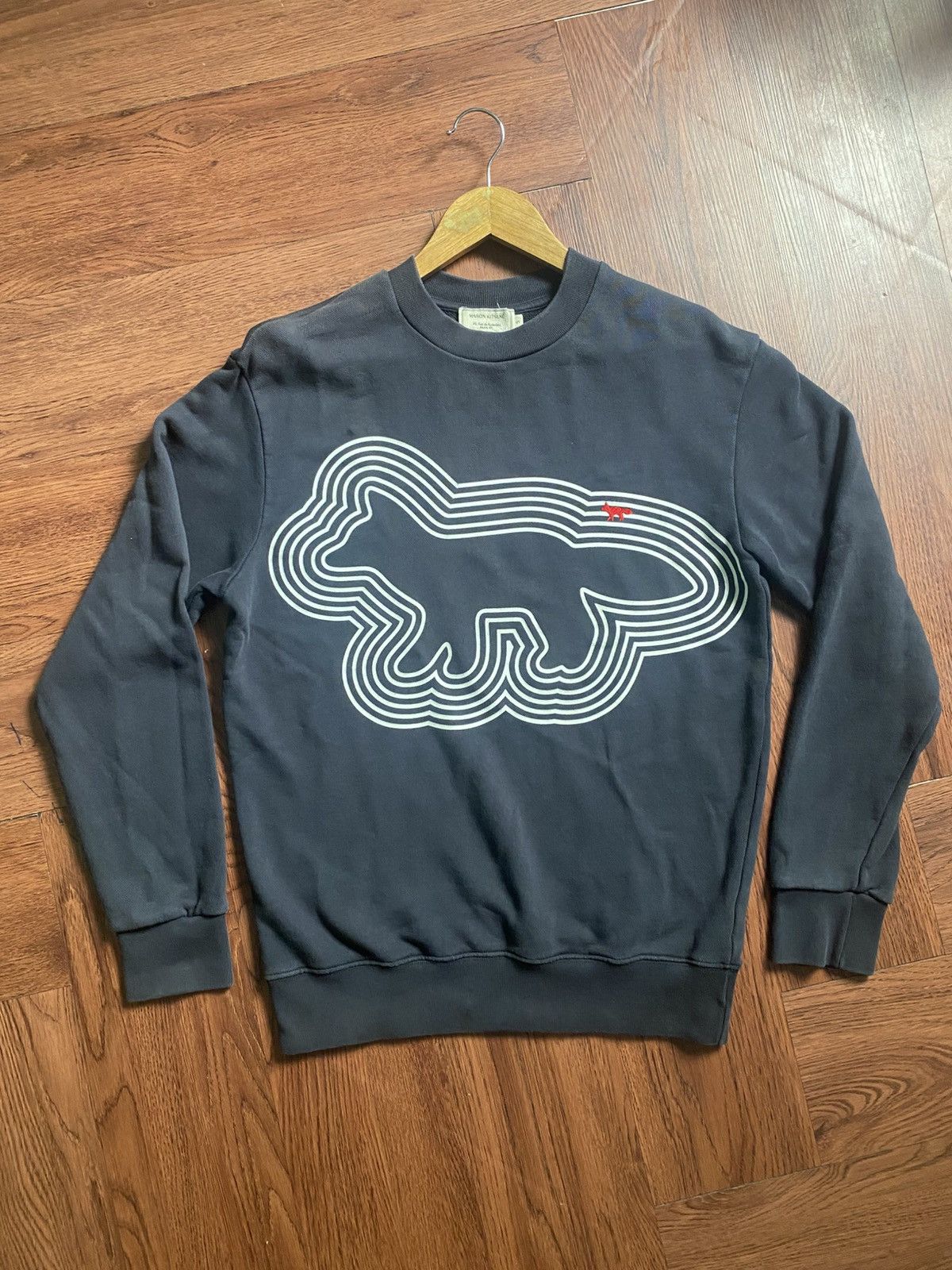 Maison Kitsune Maison Kitsune Sweatshirt Size US S / EU 44-46 / 1 - 1 Thumbnail