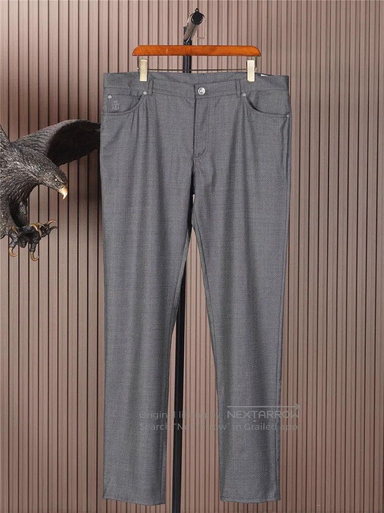 Brunello Cucinelli Brunello Cucinelli Fall/Winter Men's Wool Casual Pants Size US 40 / EU 56 - 1 Thumbnail