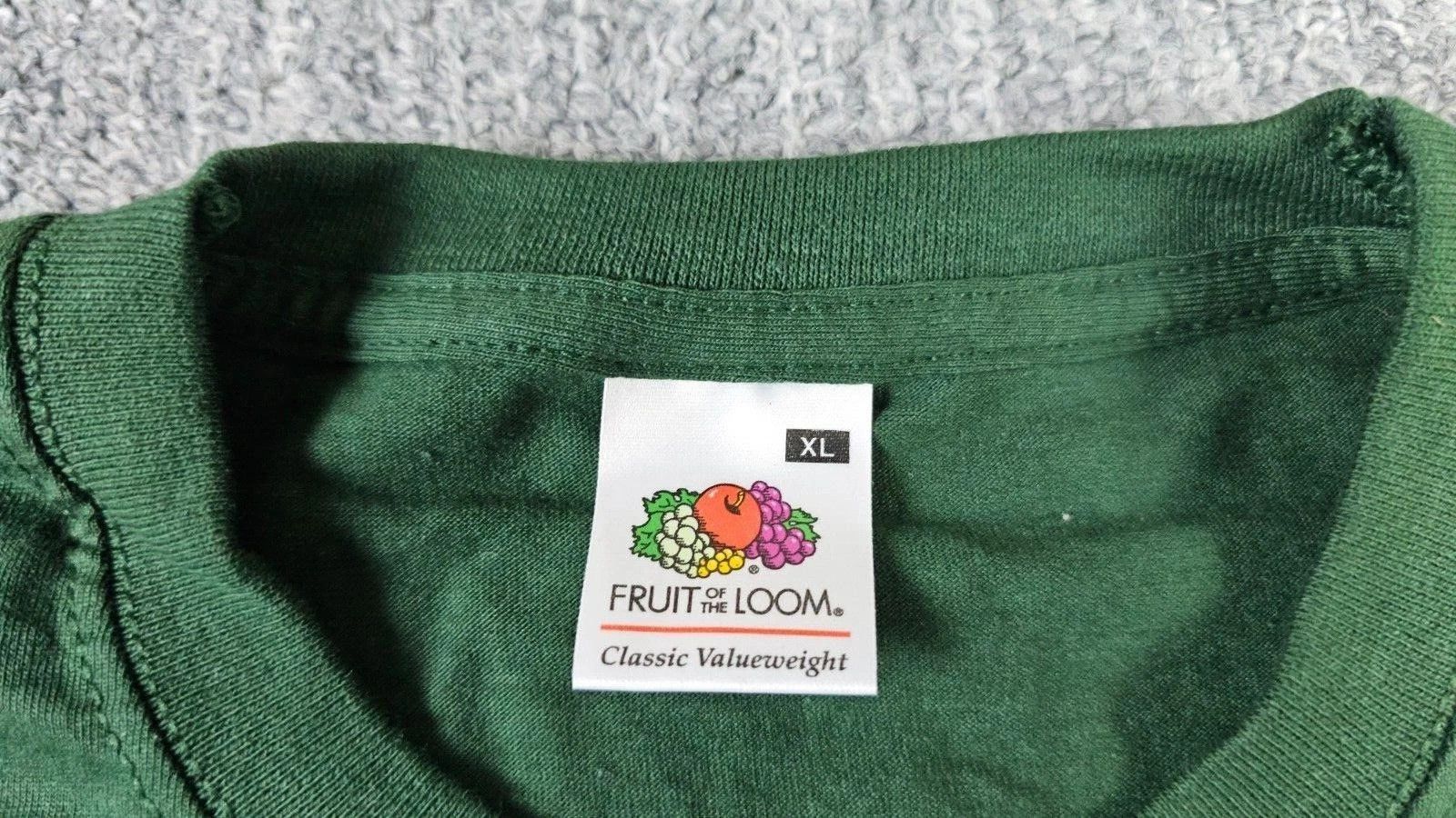 Fruit Of The Loom Carlsberg Beer Vintage Promo Graphic Tee Green Cotton XL Size US XL / EU 56 / 4 - 5 Thumbnail