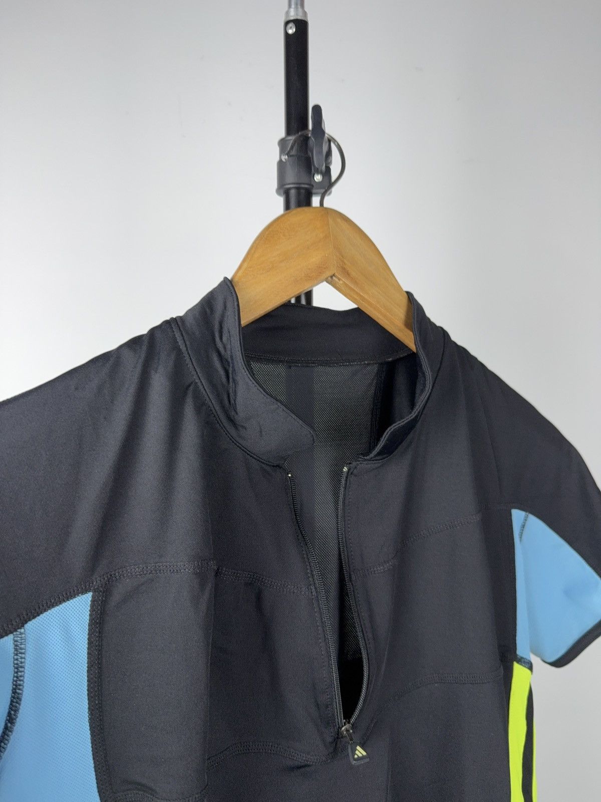 Adidas 90s Adidas Cycling Jersey 1/4 Zip Performance Bike Top Size M / US 6-8 / IT 42-44 - 7 Thumbnail