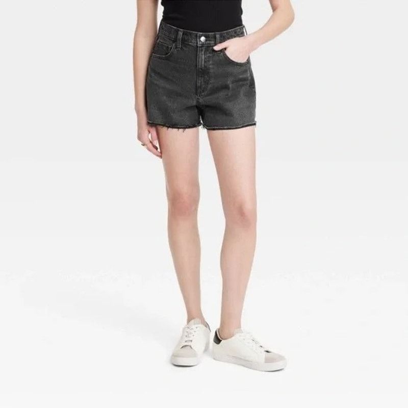 Target Basics UNIVERSAL THREAD 90s Cutoff Shorts Faded Black Womens 6 Size 28" / US 6 / IT 42 - 7 Thumbnail