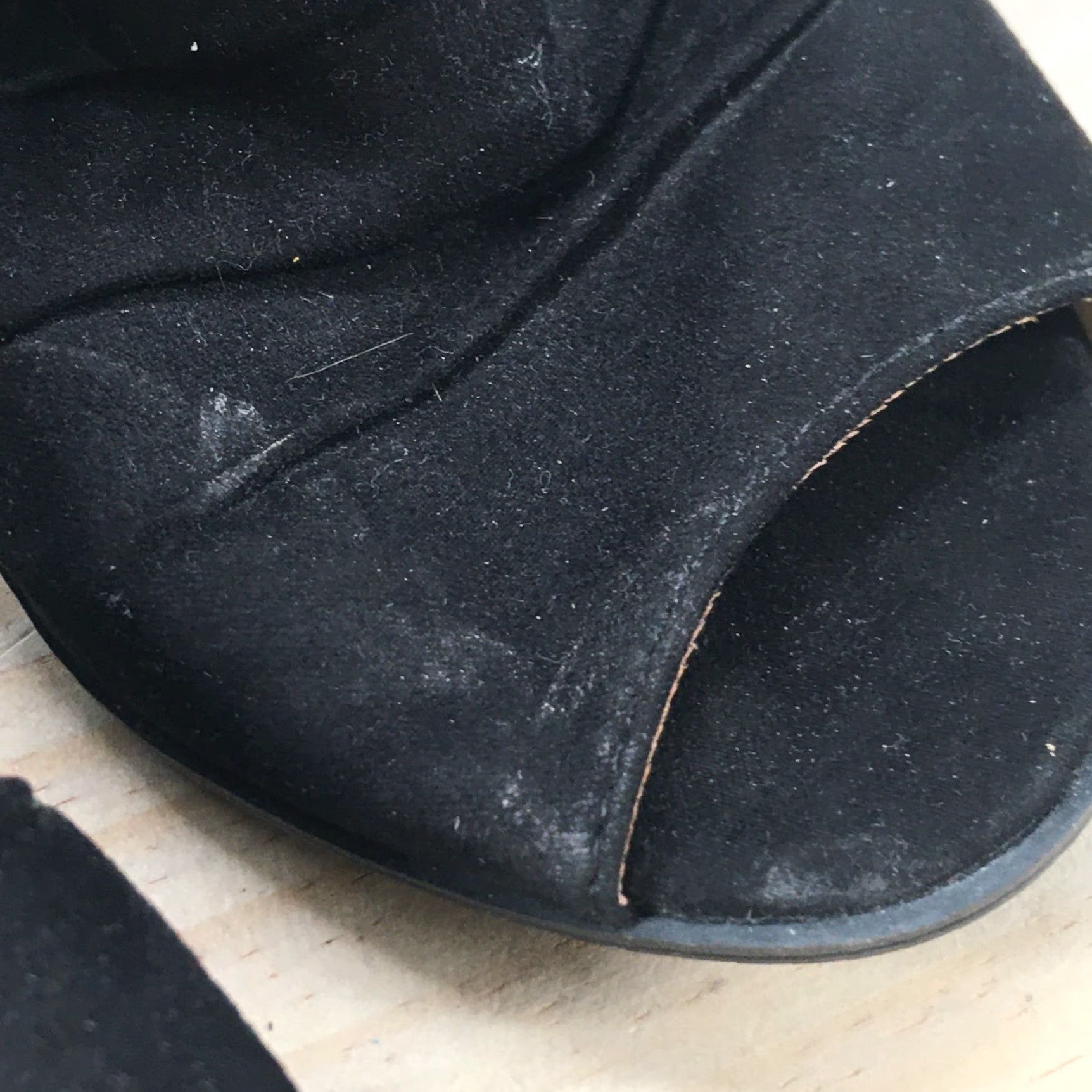 Naturalizer Naturalizer Sandals Womens 6 M Lago Slingback Black Fabric Block Heels Casual Size US 6 / IT 36 - 4 Thumbnail