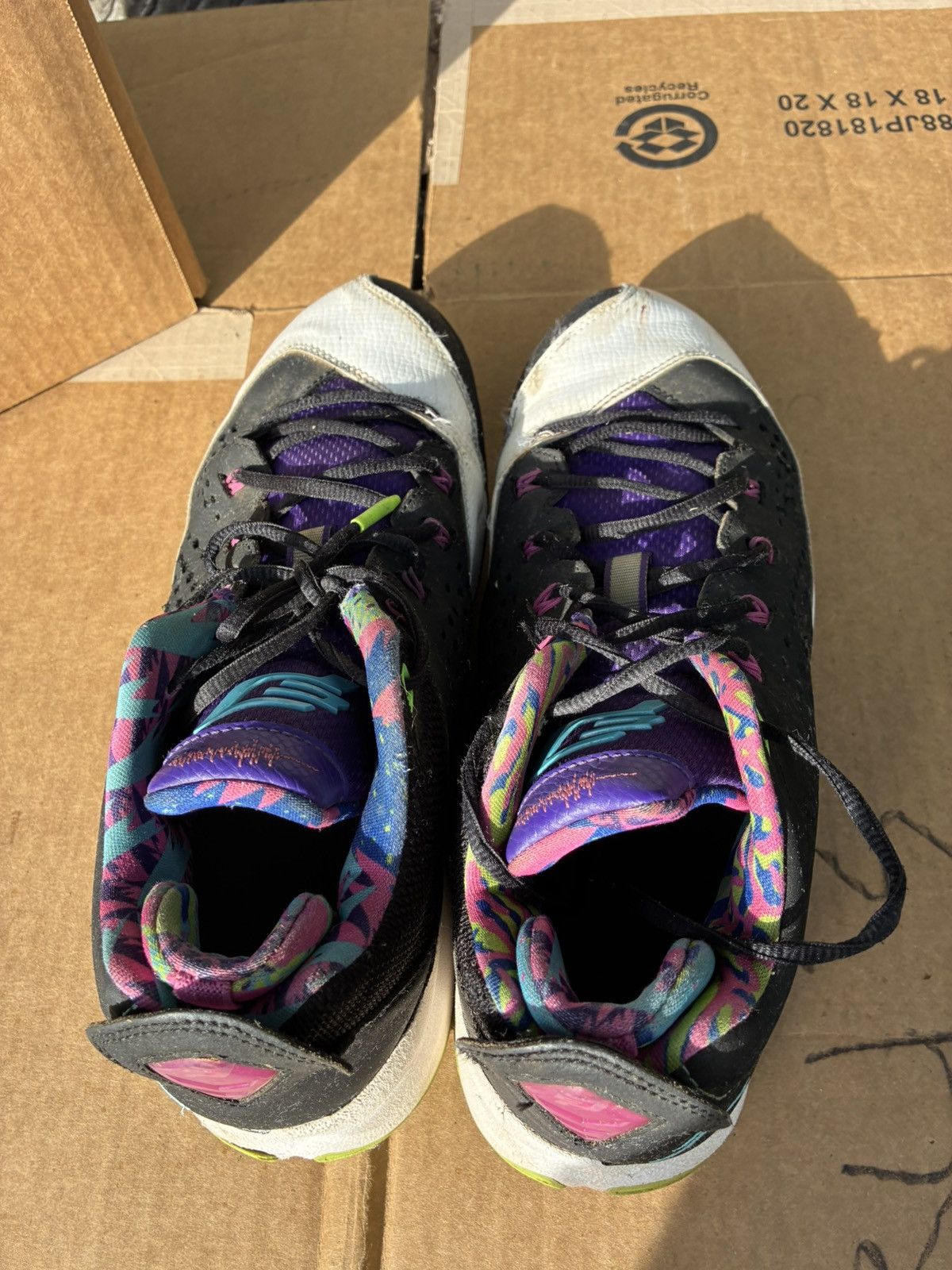 Jordan Brand Jordan Men's CP3 VII Bel Air Multicolor Sneaker 11.5 Size US 11.5 / EU 44-45 - 4 Thumbnail