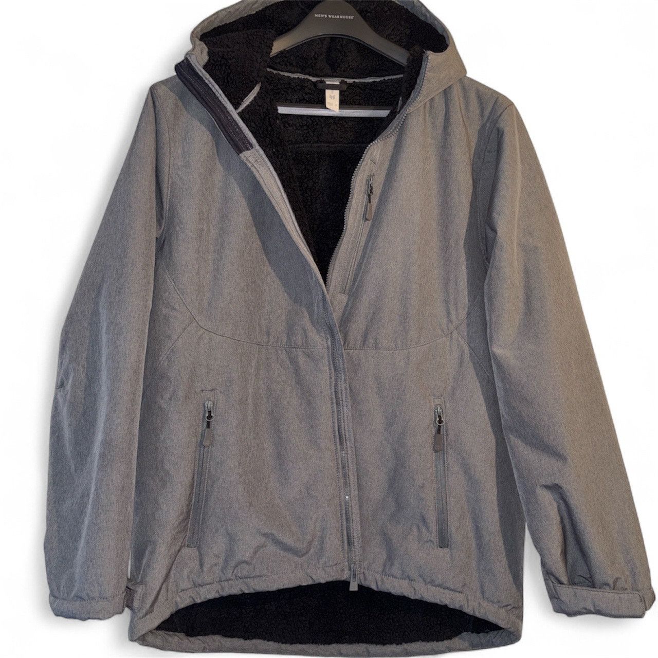 The Unbranded Brand All In Motion Gray Hooded Jacket Extra Large Size US XL / EU 56 / 4 - 1 Thumbnail