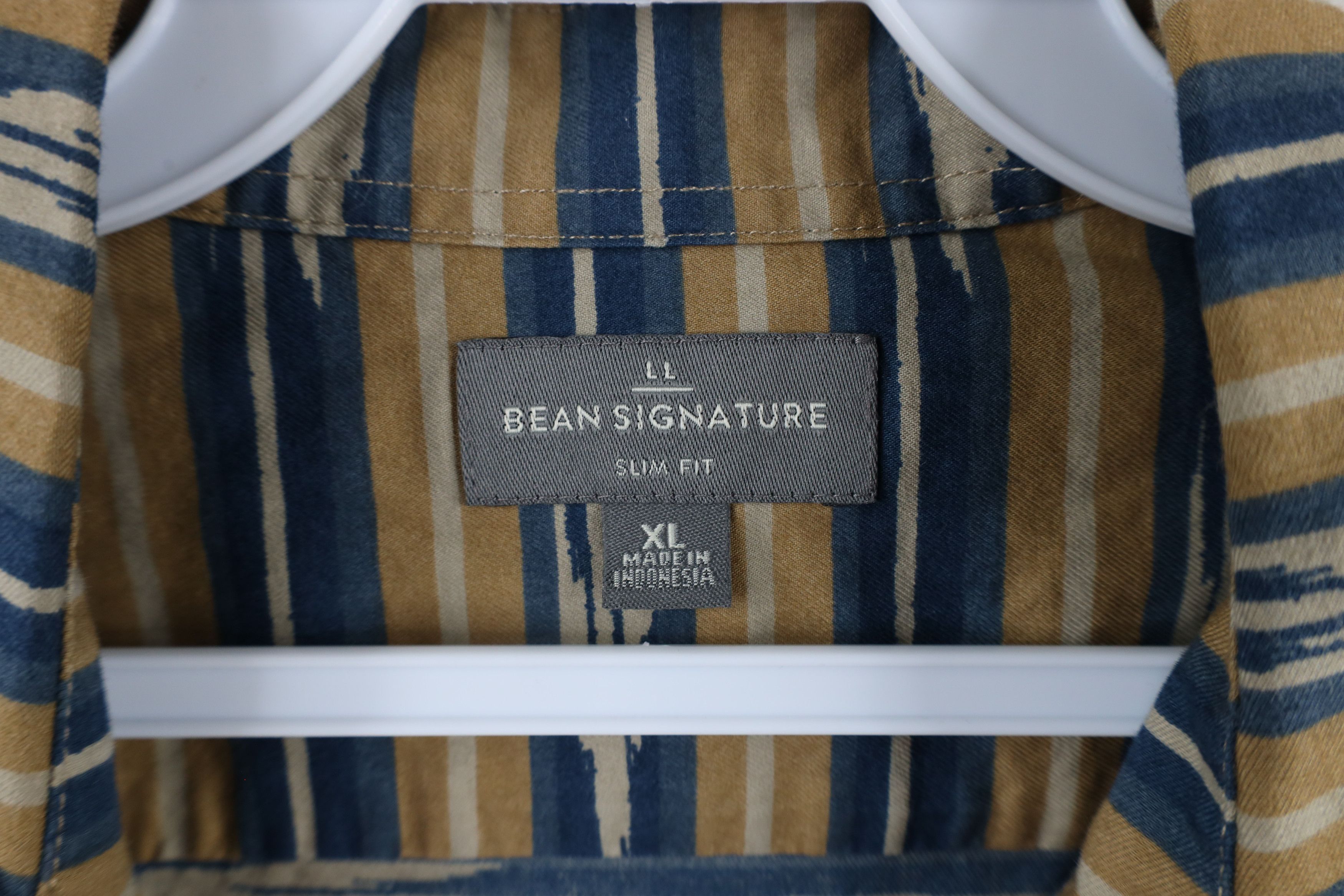L.L. Bean × Vintage LL Bean Striped Southwestern Fiesta Collared Button Shirt Size US XL / EU 56 / 4 - 5 Thumbnail
