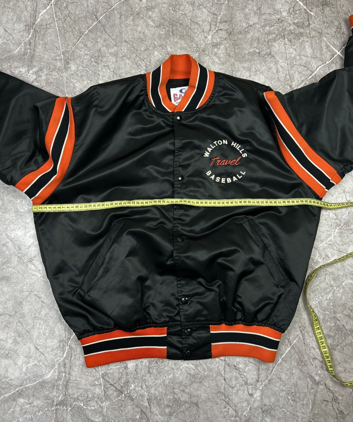 Vintage Vintage 90s Satin Baseball Bomber Jacket Size US L / EU 52-54 / 3 - 13 Thumbnail