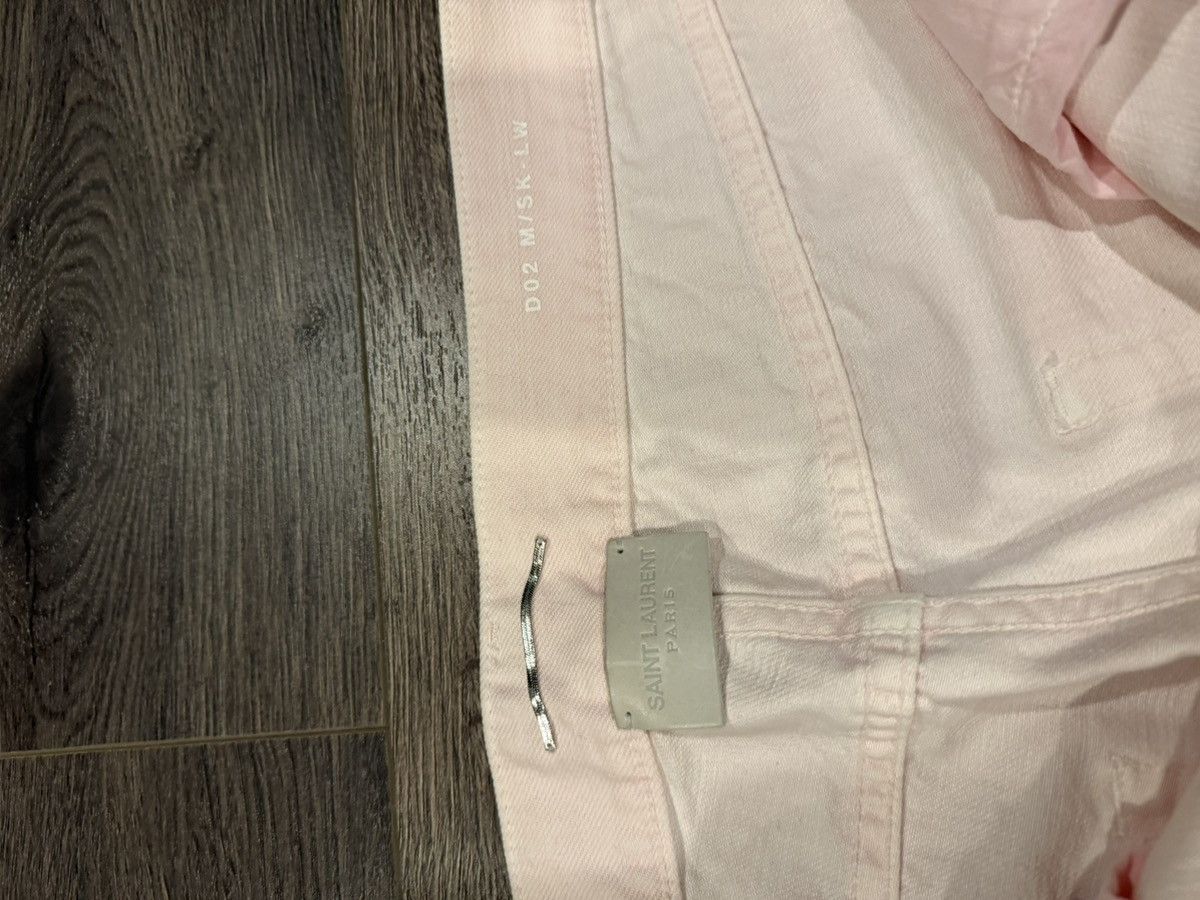 Saint Laurent Paris Light Pink SLP Jeans Size US 33 - 4 Thumbnail