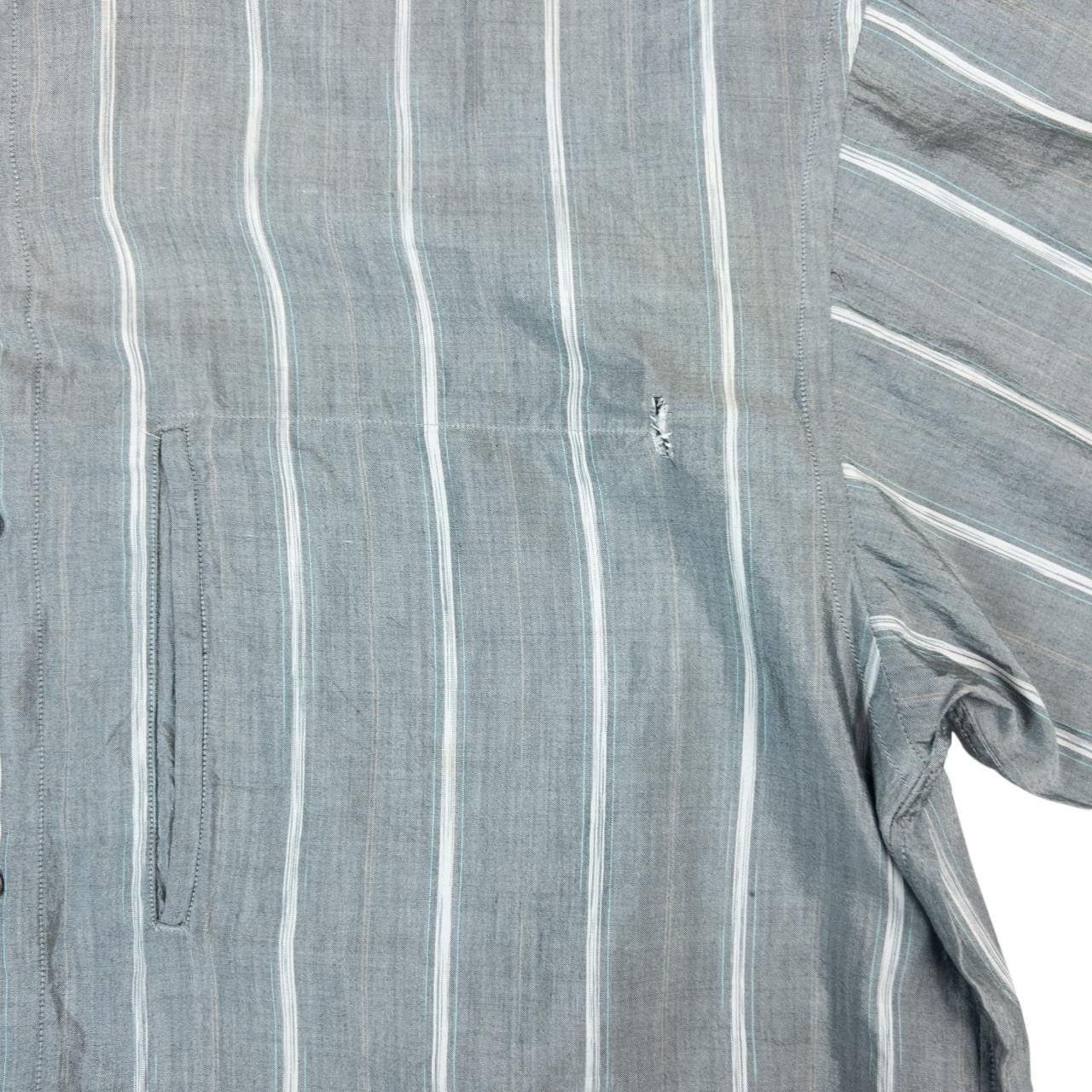 Issey Miyake Vintage Issey Miyake Striped Long Sleeve Shirt Size M Size US M / EU 48-50 / 2 - 6 Thumbnail
