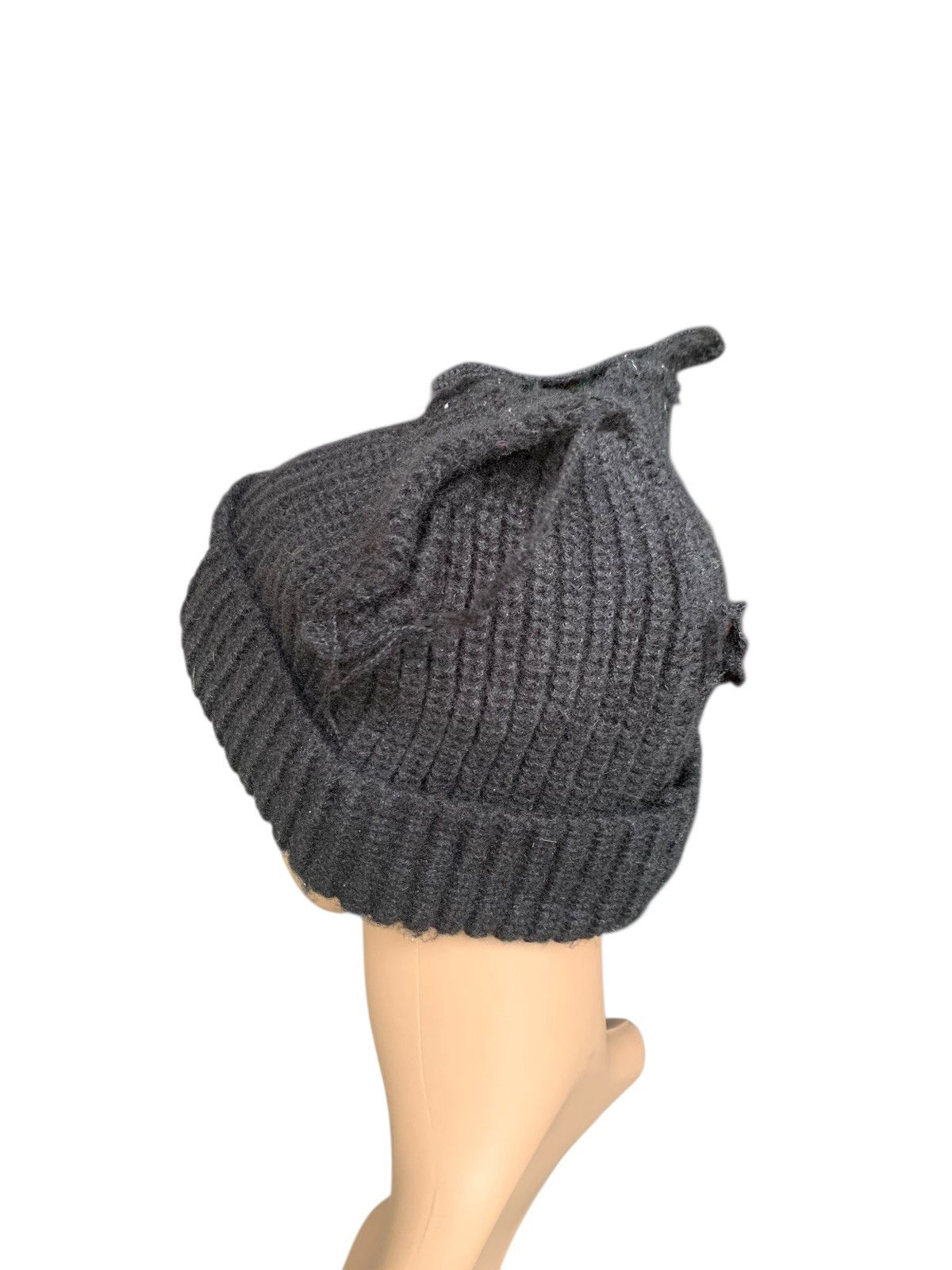 Designer × Japanese Brand × Kapital Cute Cartoon Cat Ear Wool Knitted Hat Size ONE SIZE - 7 Thumbnail