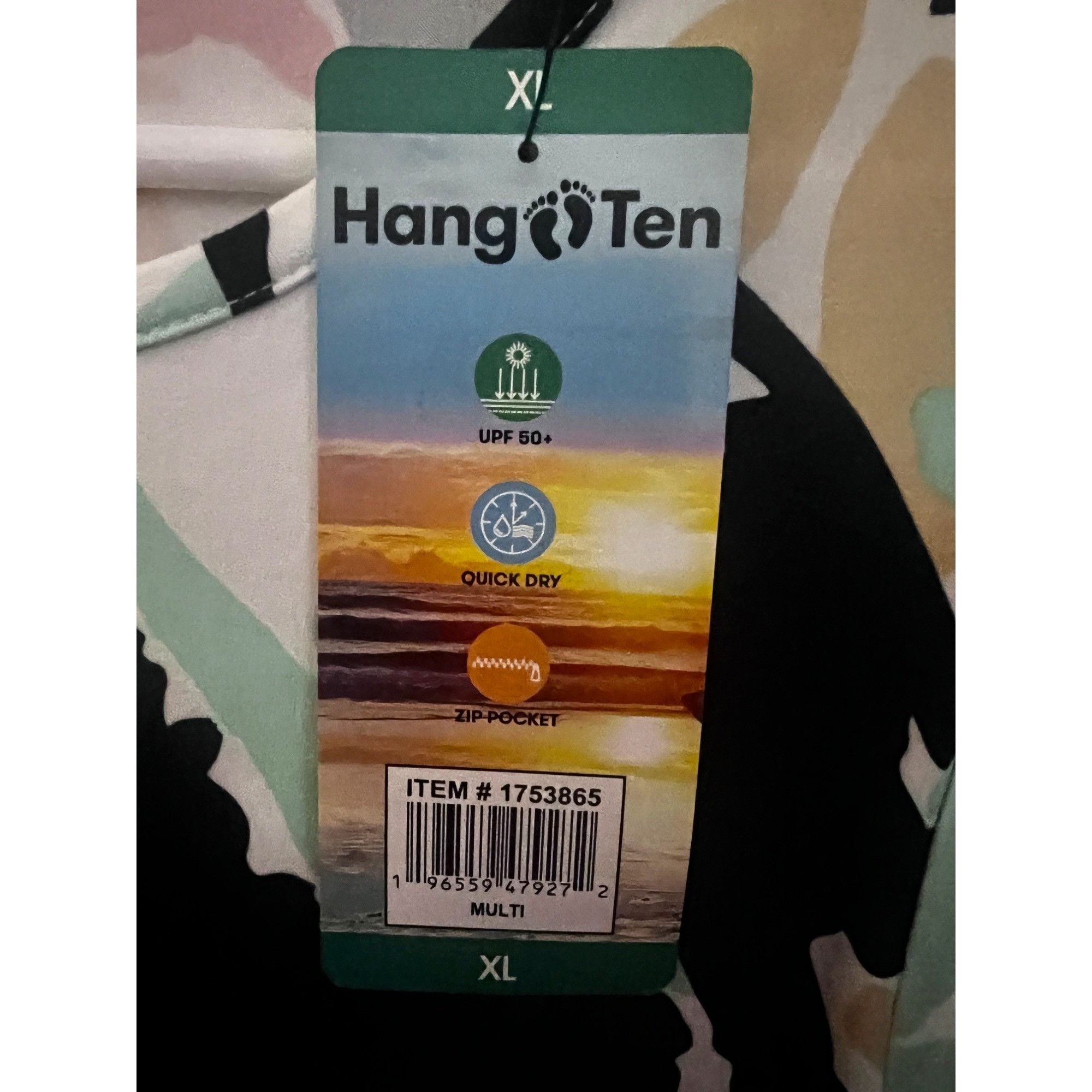 Hang Ten Hang Ten Sunray Womens Sun Protection Floral Top Shirt XL UP Size XL / US 12-14 / IT 48-50 - 6 Thumbnail
