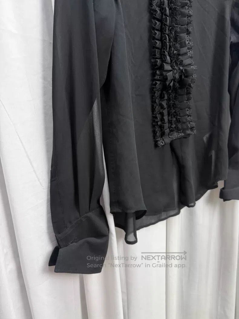 Comme des Garcons Comme des garcons Sheer blouse with ruffle detailing and l Size S / US 4 / IT 40 - 8 Thumbnail