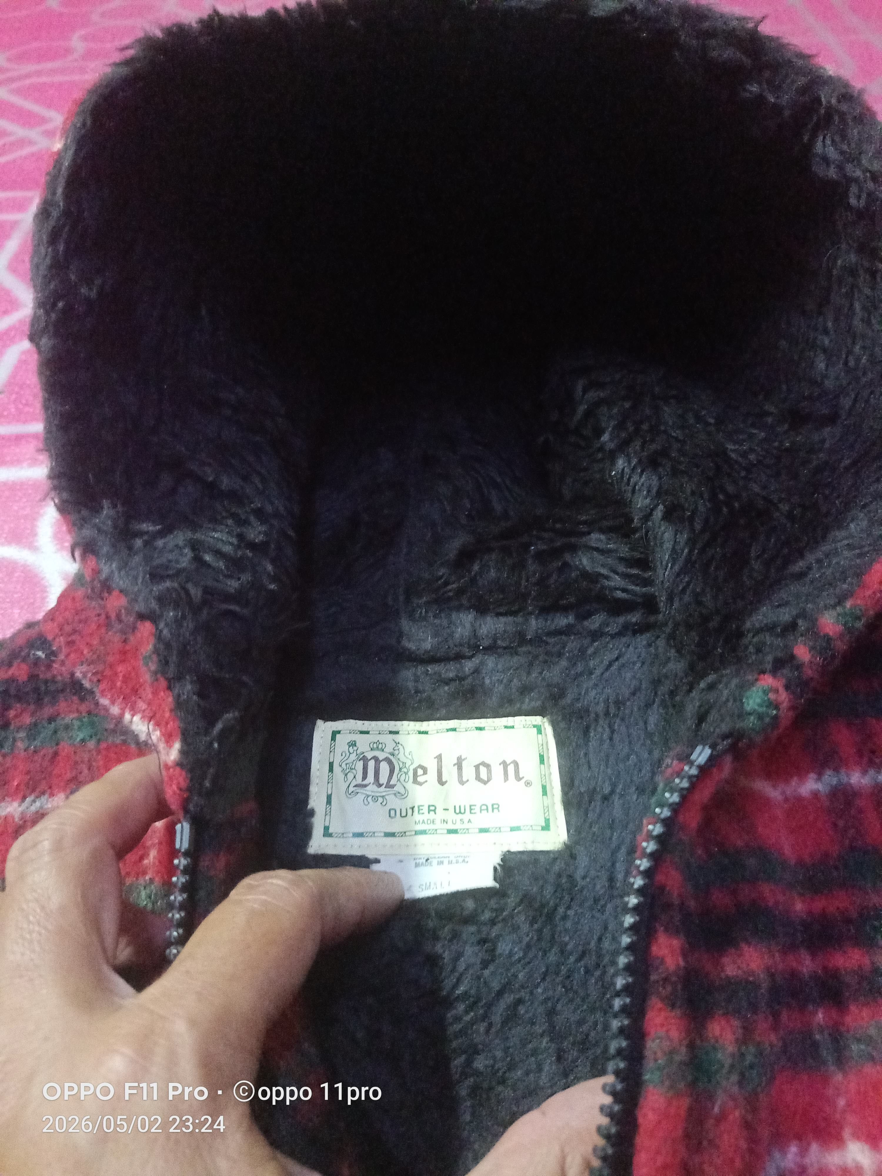 Other 💥Vintage MELTON 50S Wool Bufallo HOODIES ZIPPER MEN 💥 Size US L / EU 52-54 / 3 - 4 Thumbnail