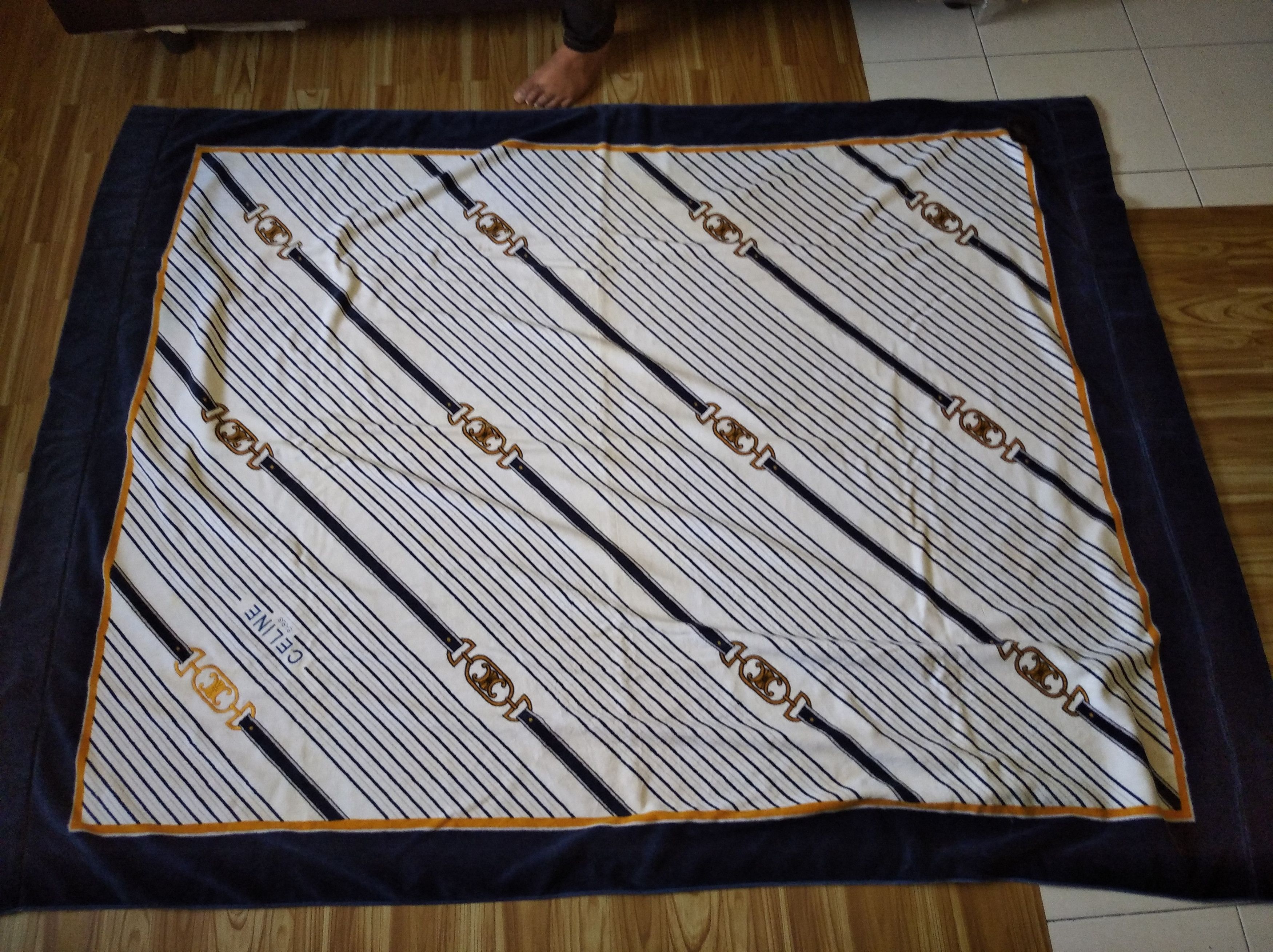 Other CELINE BIG MONOGRAM COTTON BLANKET Size ONE SIZE - 8 Thumbnail