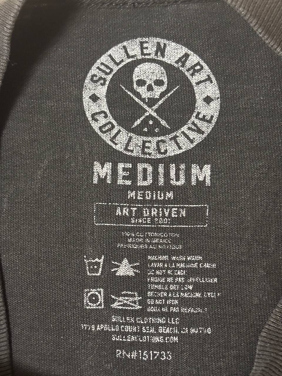 Vintage VINTAGE Sullen Art Driven Since 2001 T-Shirt Black M Size US M / EU 48-50 / 2 - 8 Thumbnail