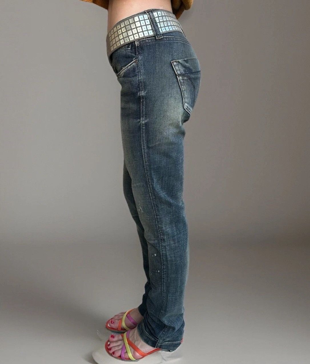 Miss Sixty NEW Vintage Miss Sixty Dirty Shock Skinny Jeans y2k Size 28 Size 28" / US 6 / IT 42 - 13 Thumbnail