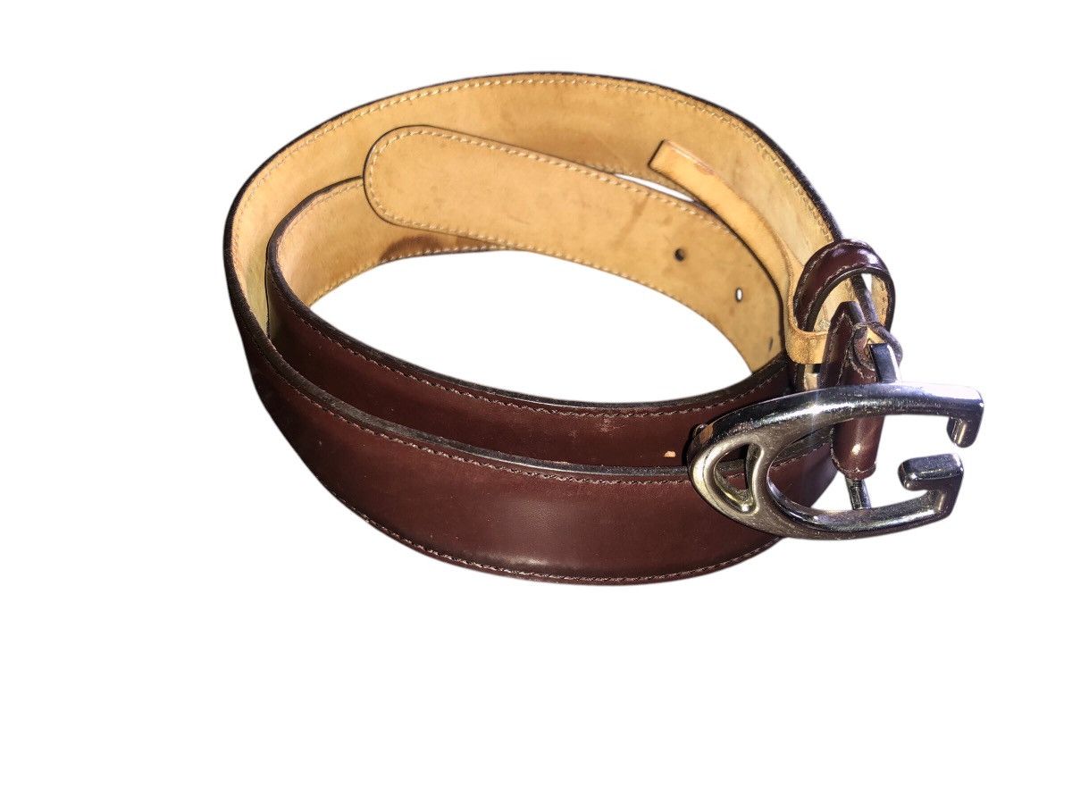 Gucci 💯Vintage GUCCI Ladies Maroon Vintage Belt for Her 🔥 Size ONE SIZE - 3 Thumbnail